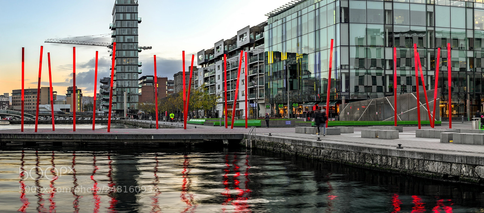 Sony a7R sample photo. Grand canal square panorama photography