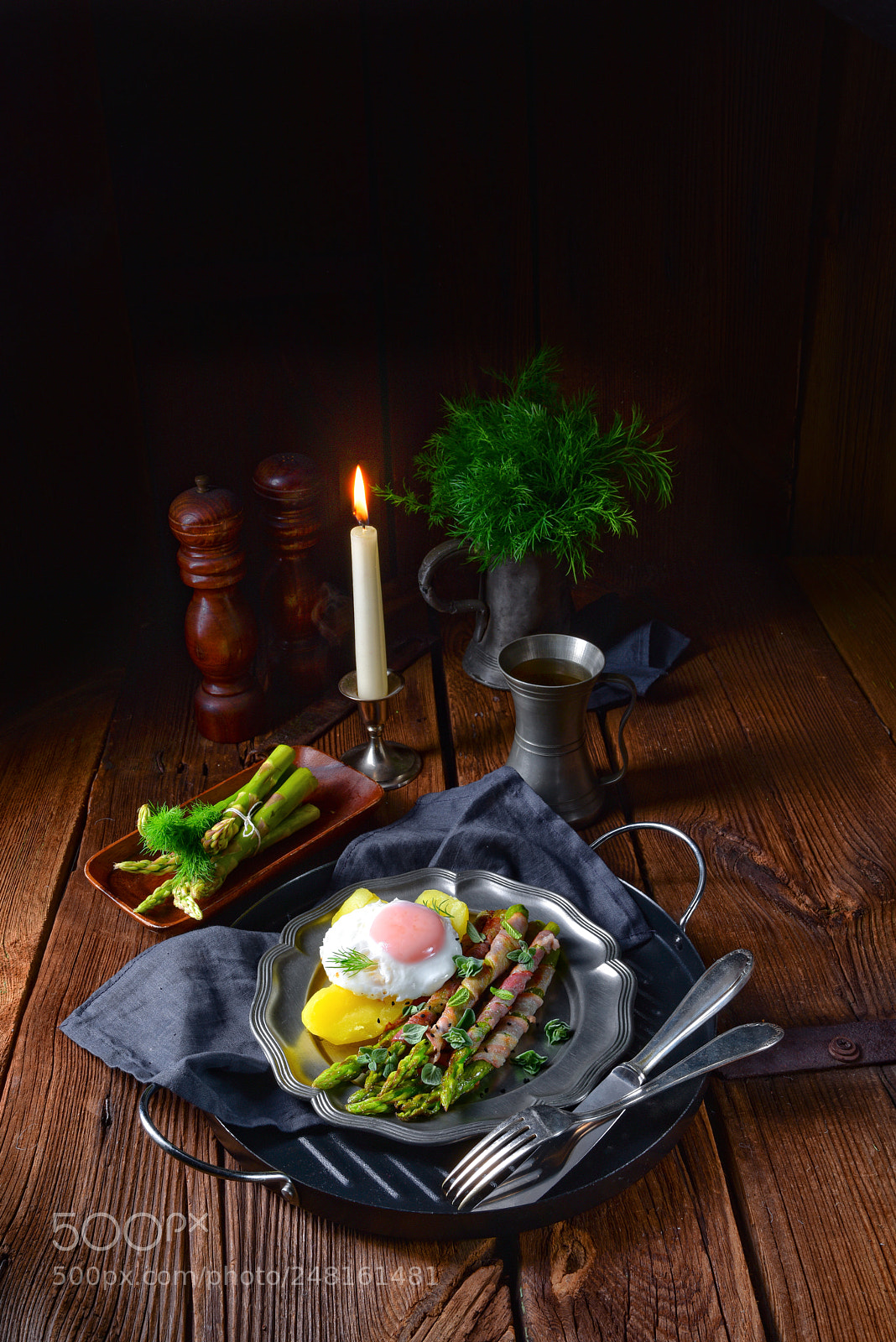 Nikon D810 sample photo. Green asparagus from the photography