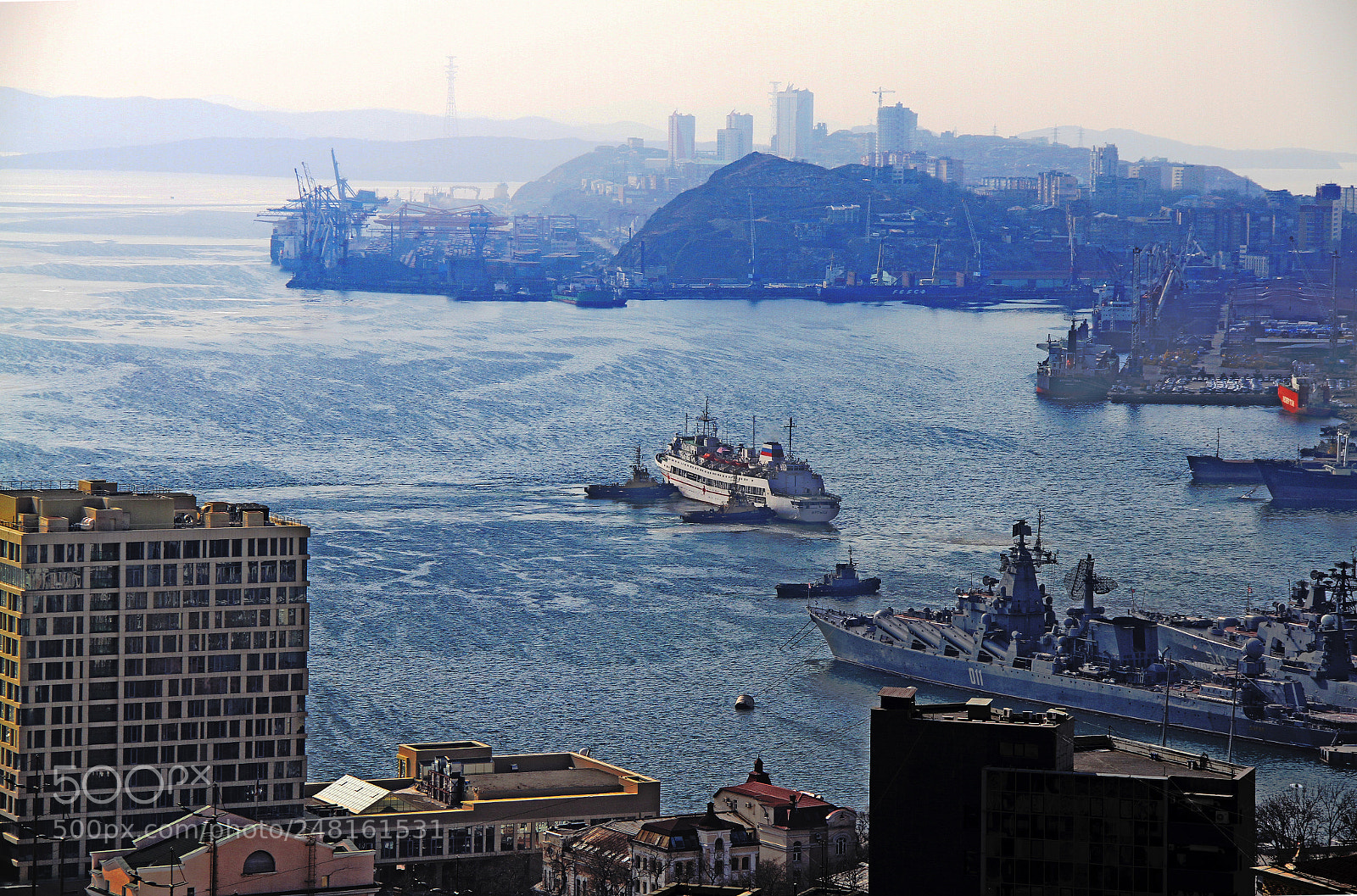 Canon EOS 7D sample photo. Bay golden horn. vladivostok. photography