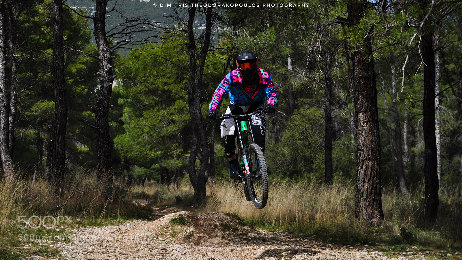 Nikon D5000 sample photo. Mountain bike athens greece photography