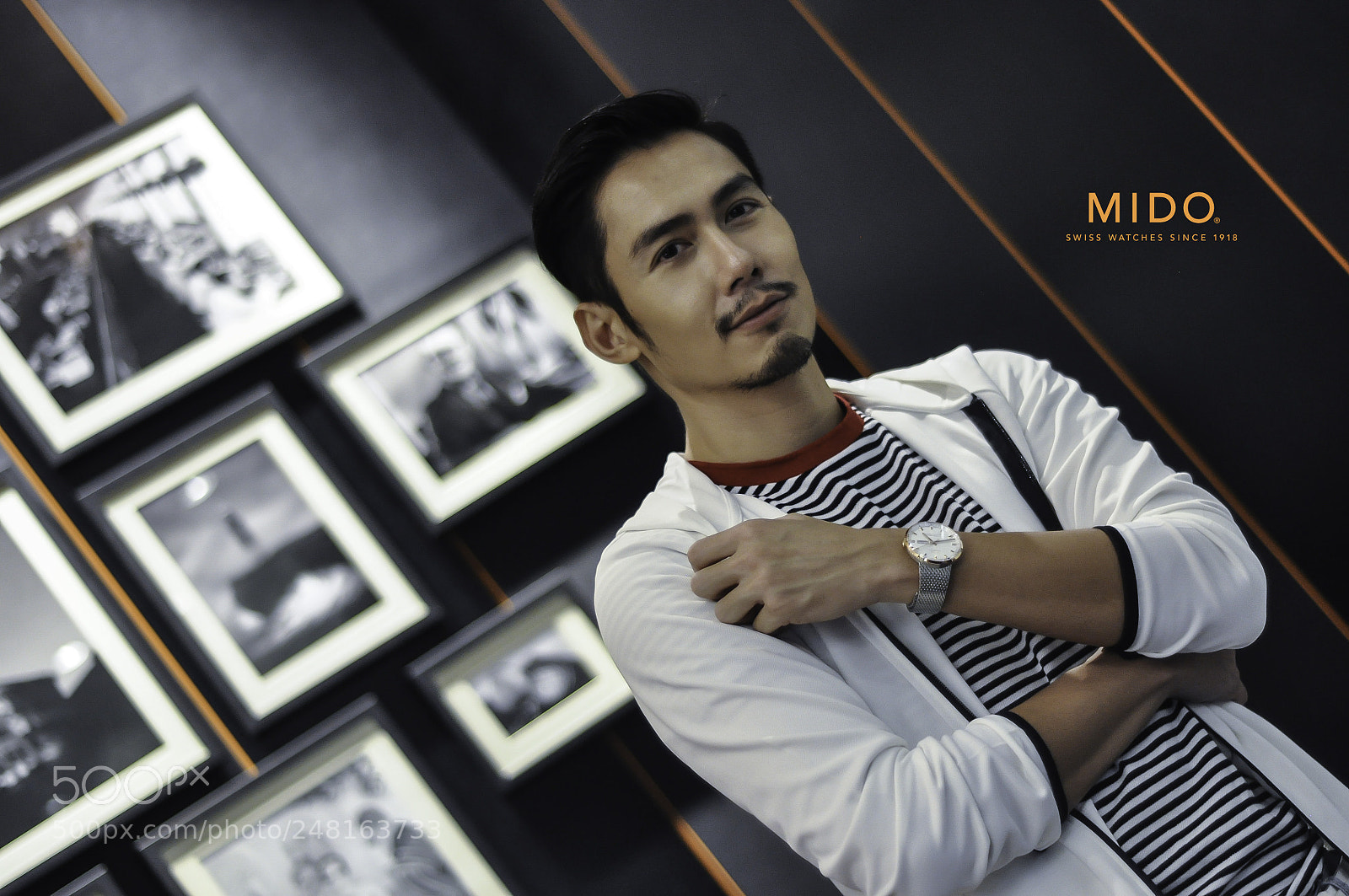 Nikon D90 sample photo. Mido watch, the elegant photography