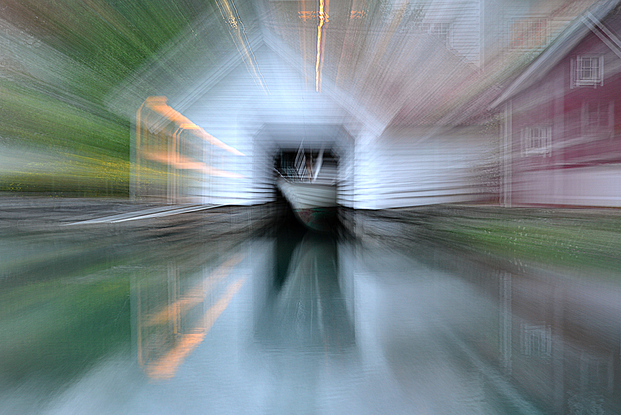 Nikon AF-S Nikkor 24-120mm F4G ED VR sample photo. Boat garage in stryn norway photography