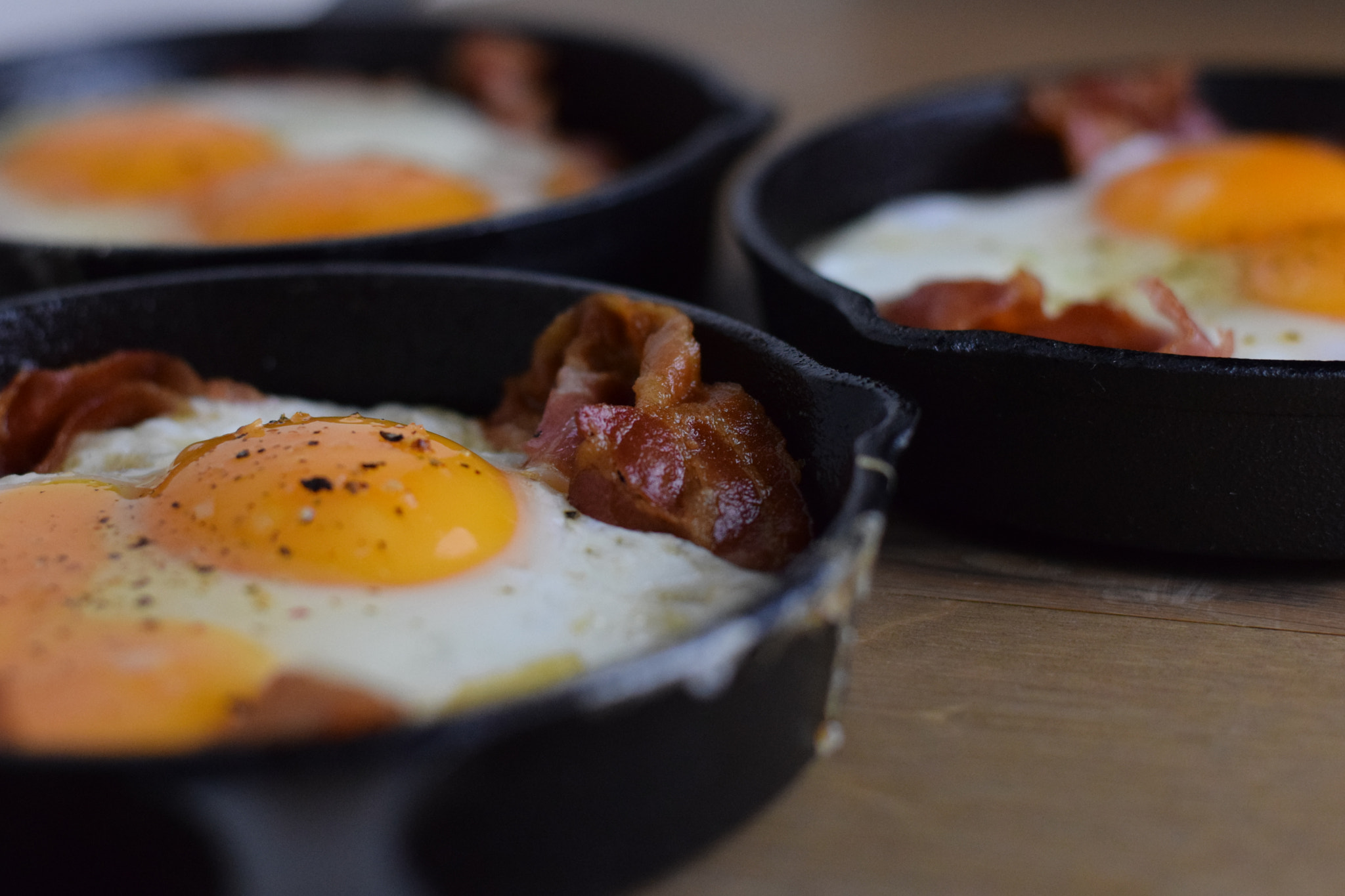 Nikon AF-S Nikkor 50mm F1.8G sample photo. Bacon and eggs. photography