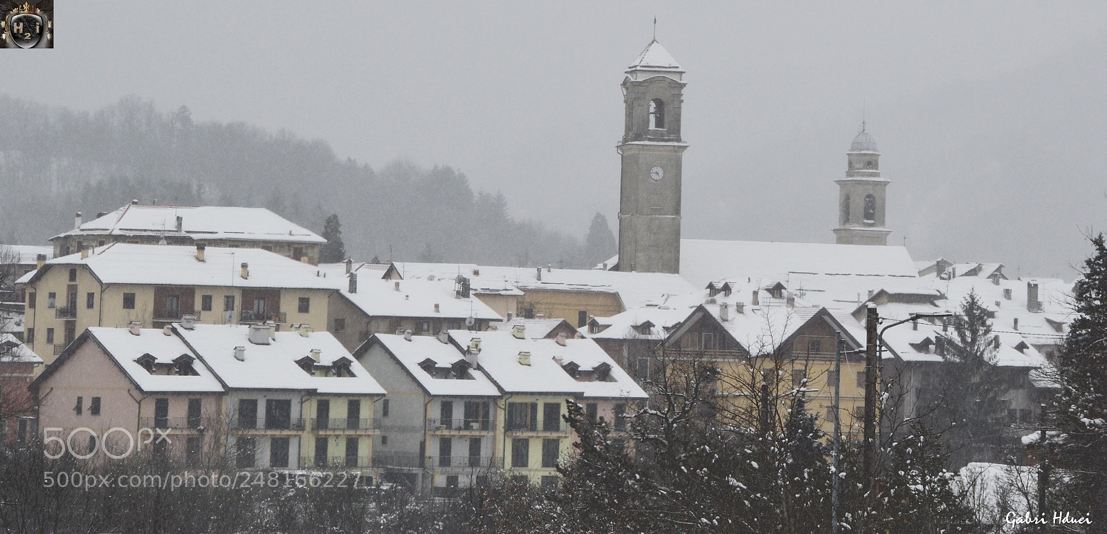 Nikon D3200 sample photo. Paesello innevato photography
