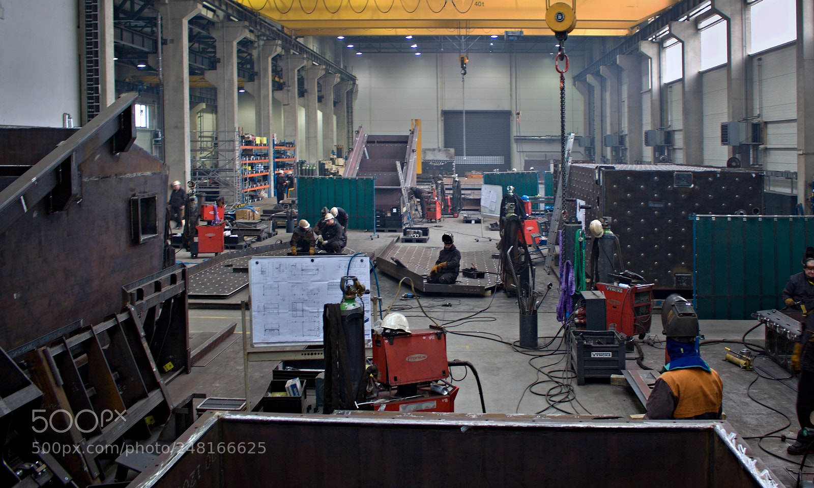 Canon EOS 50D sample photo. Production hall. photography