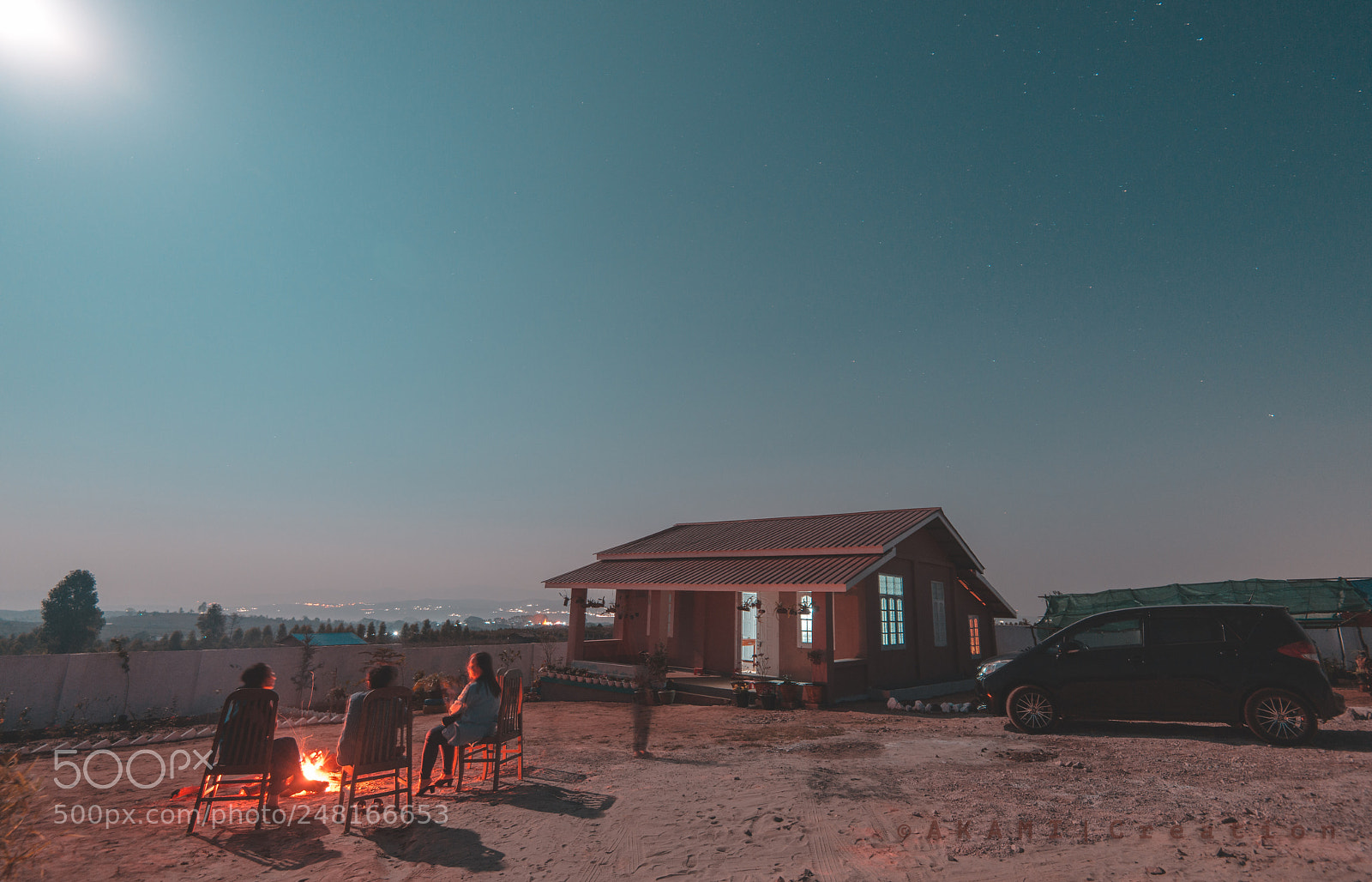 Nikon D800 sample photo. Moonlight photography