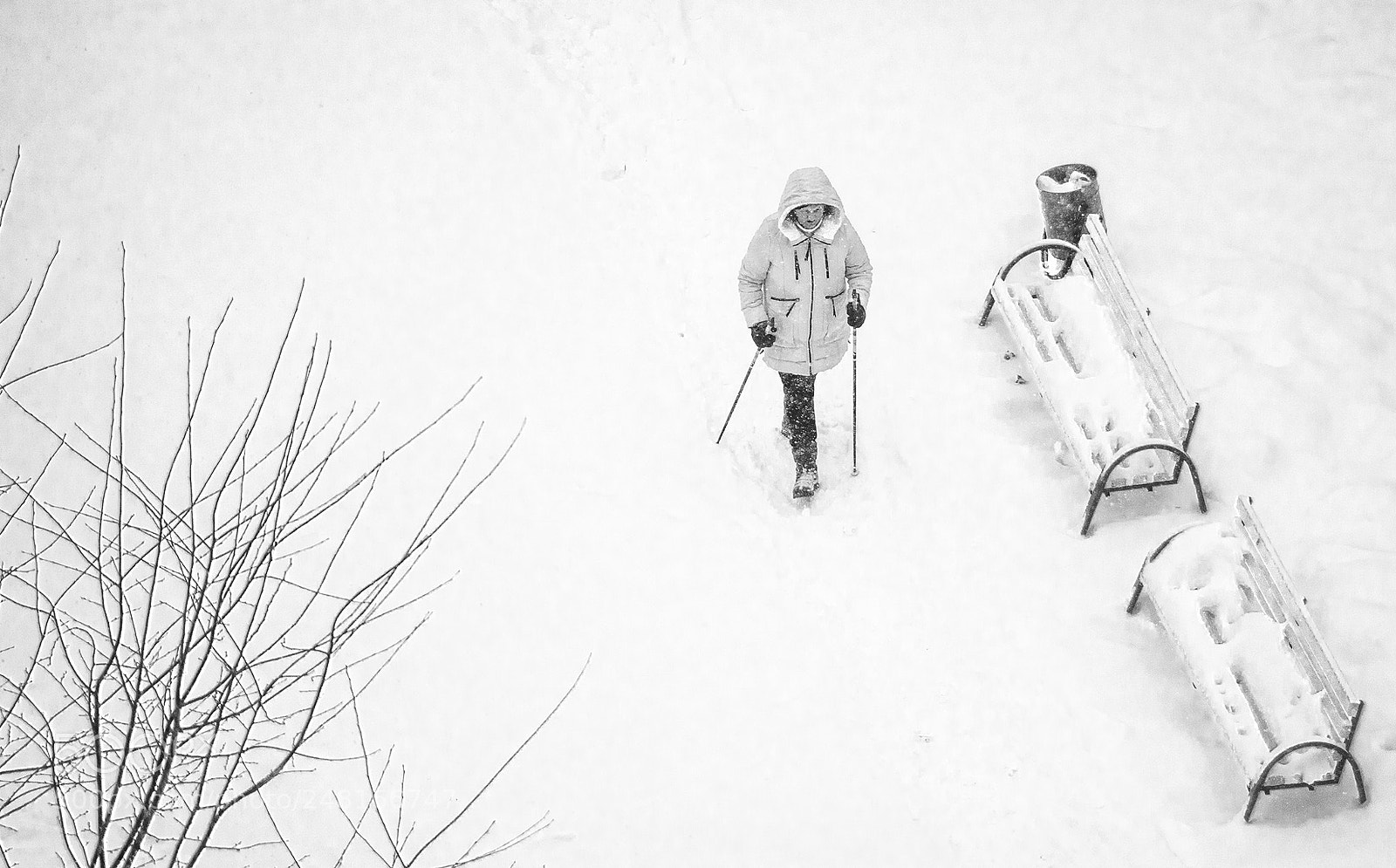 Pentax K-3 sample photo. Russian winter...russian grandmothers)))) photography