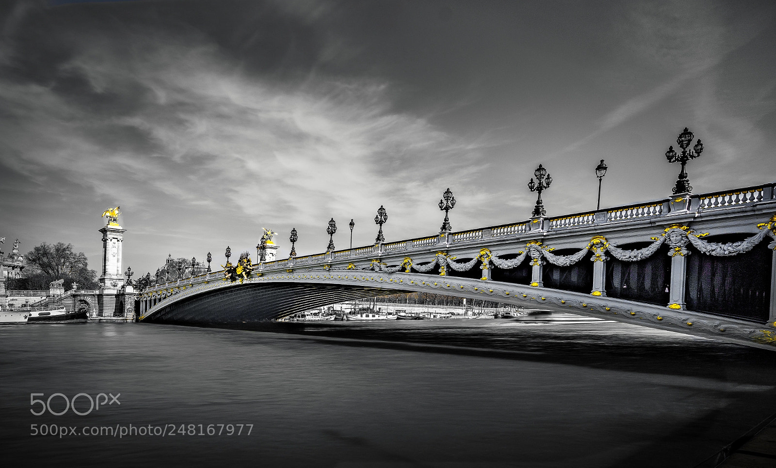 Sony a7R sample photo. Pont alexandre iii paris photography