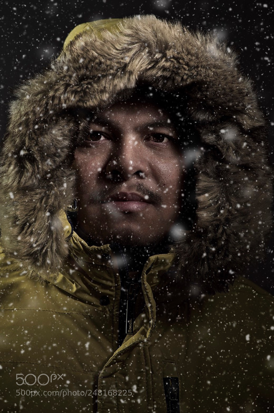 Sony a7 II sample photo. Snow man photography