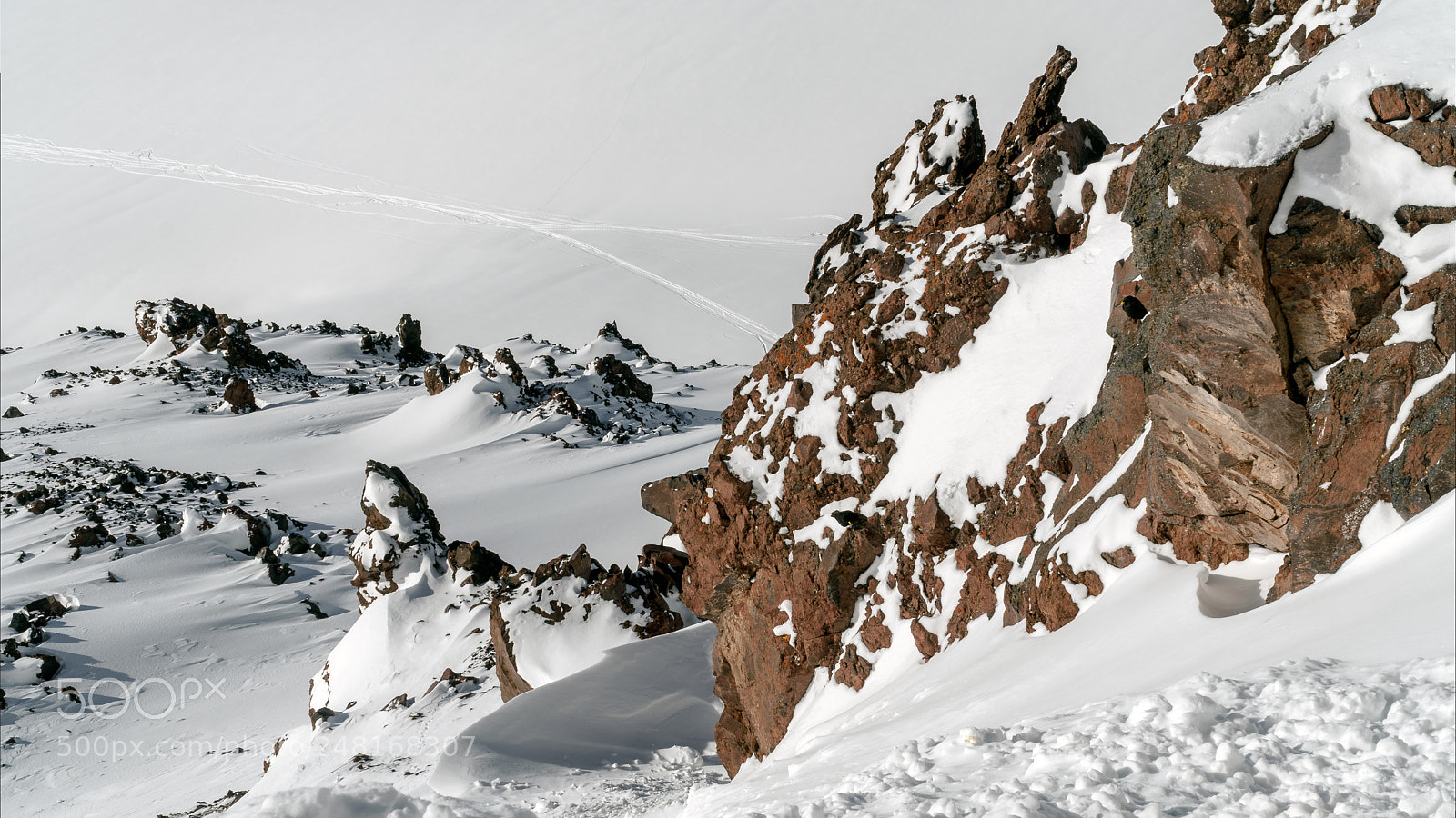Sony a6300 sample photo. Reddish rocks of elbrus photography