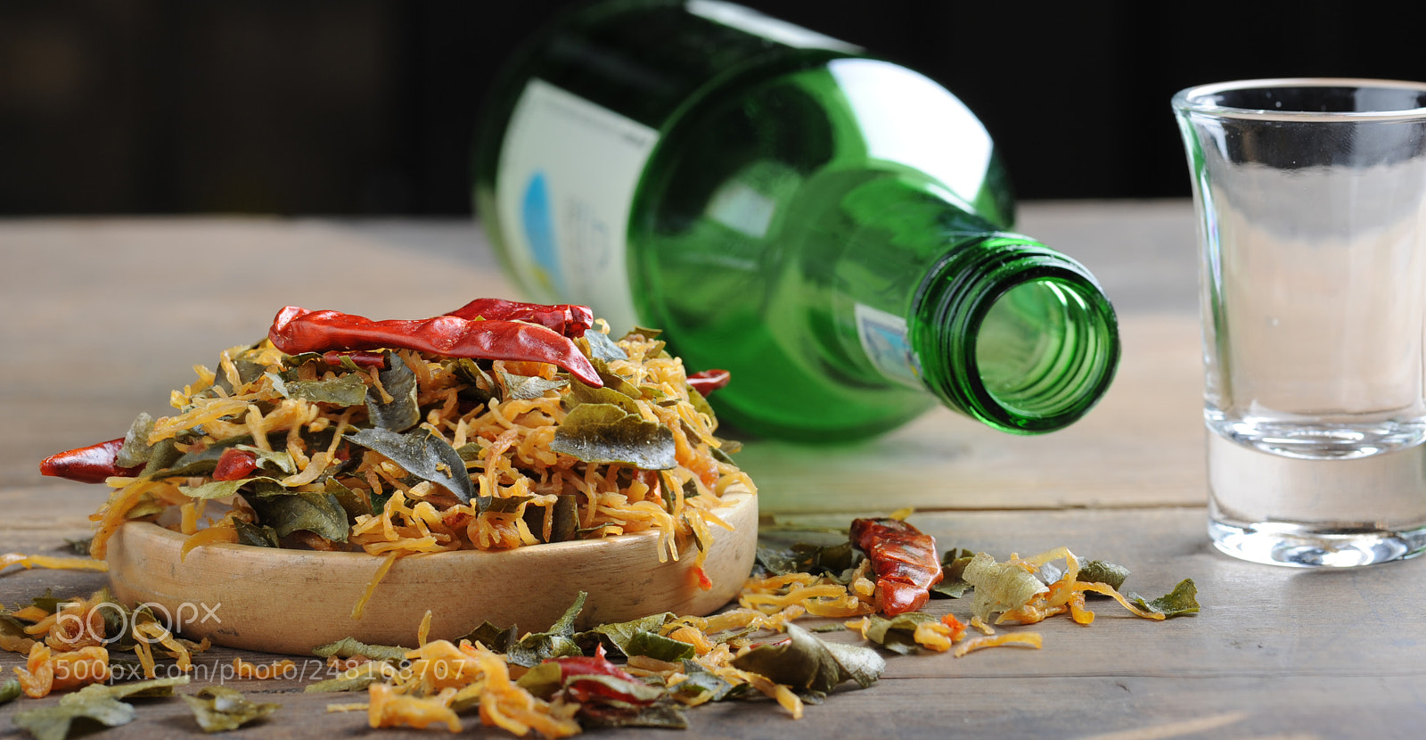 Nikon D700 sample photo. Drinking with dried chicken photography
