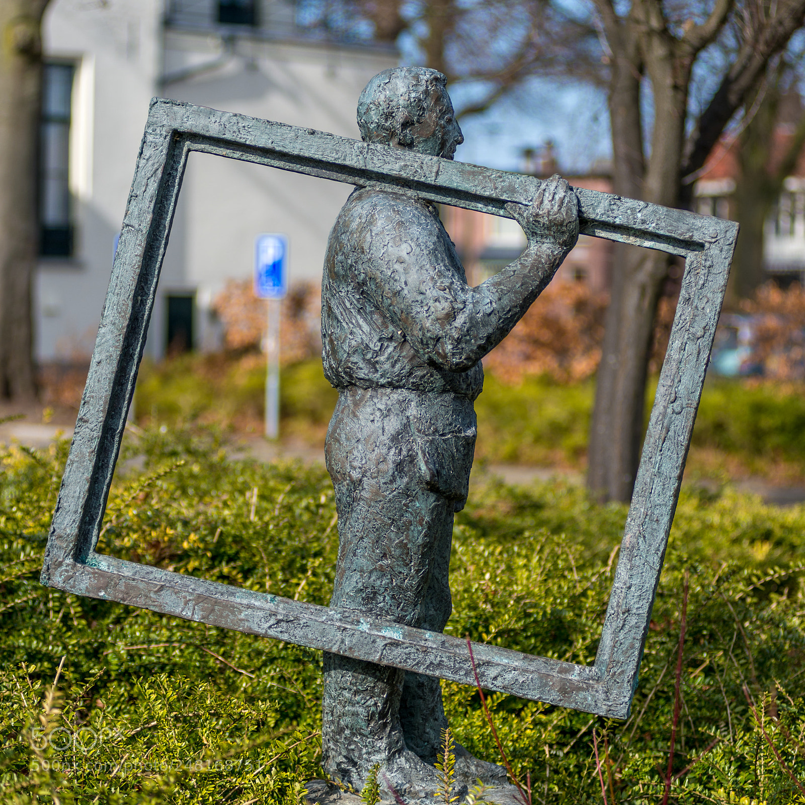 Nikon D4 sample photo. Statue of carpenter by photography