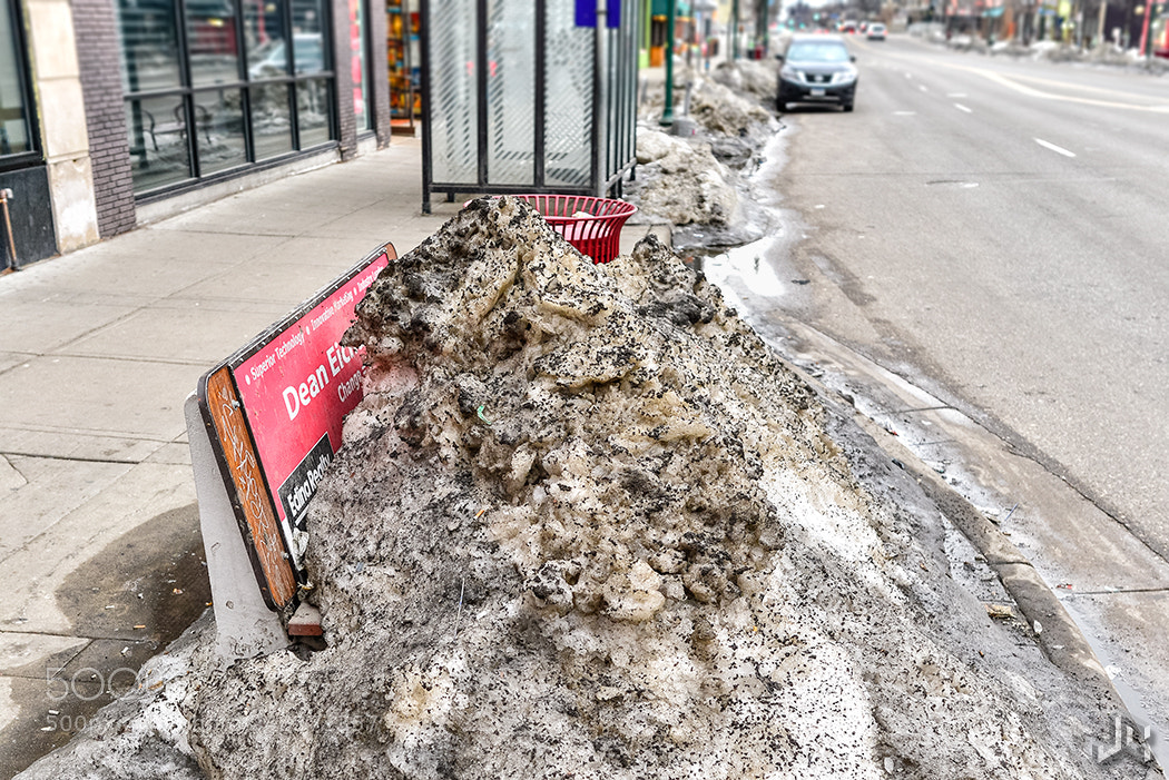 Nikon D610 sample photo. Bus stop photography