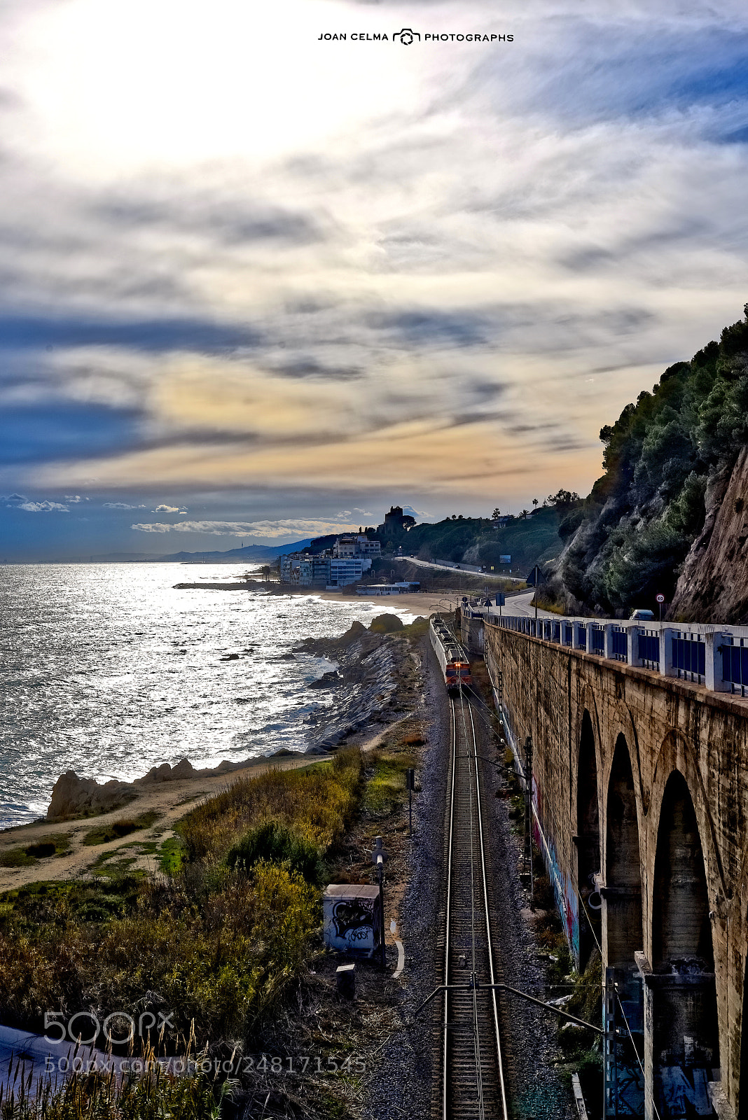 Nikon D810 sample photo. Mid afternoon train photography