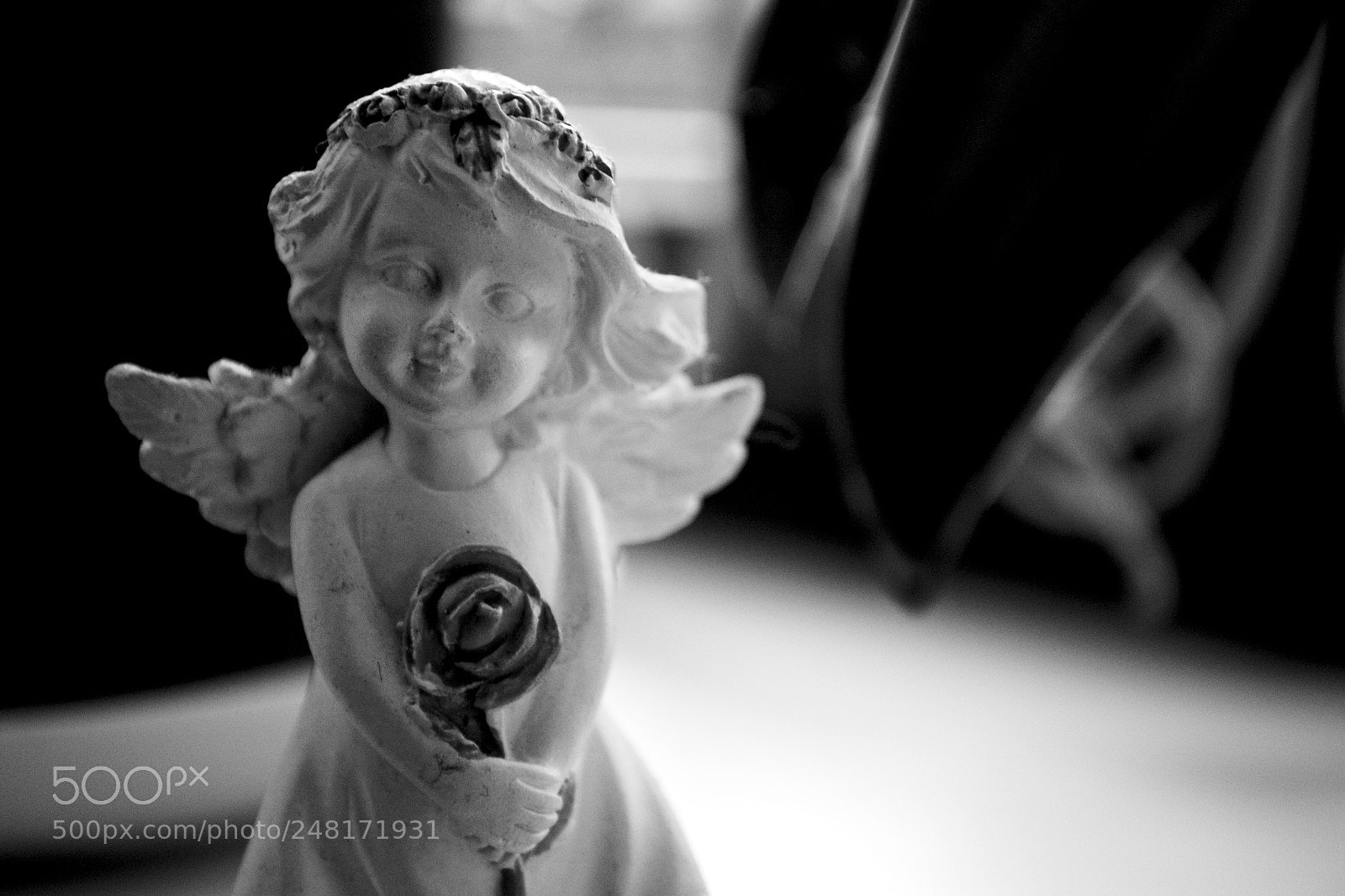 Nikon D3100 sample photo. Sad angel photography