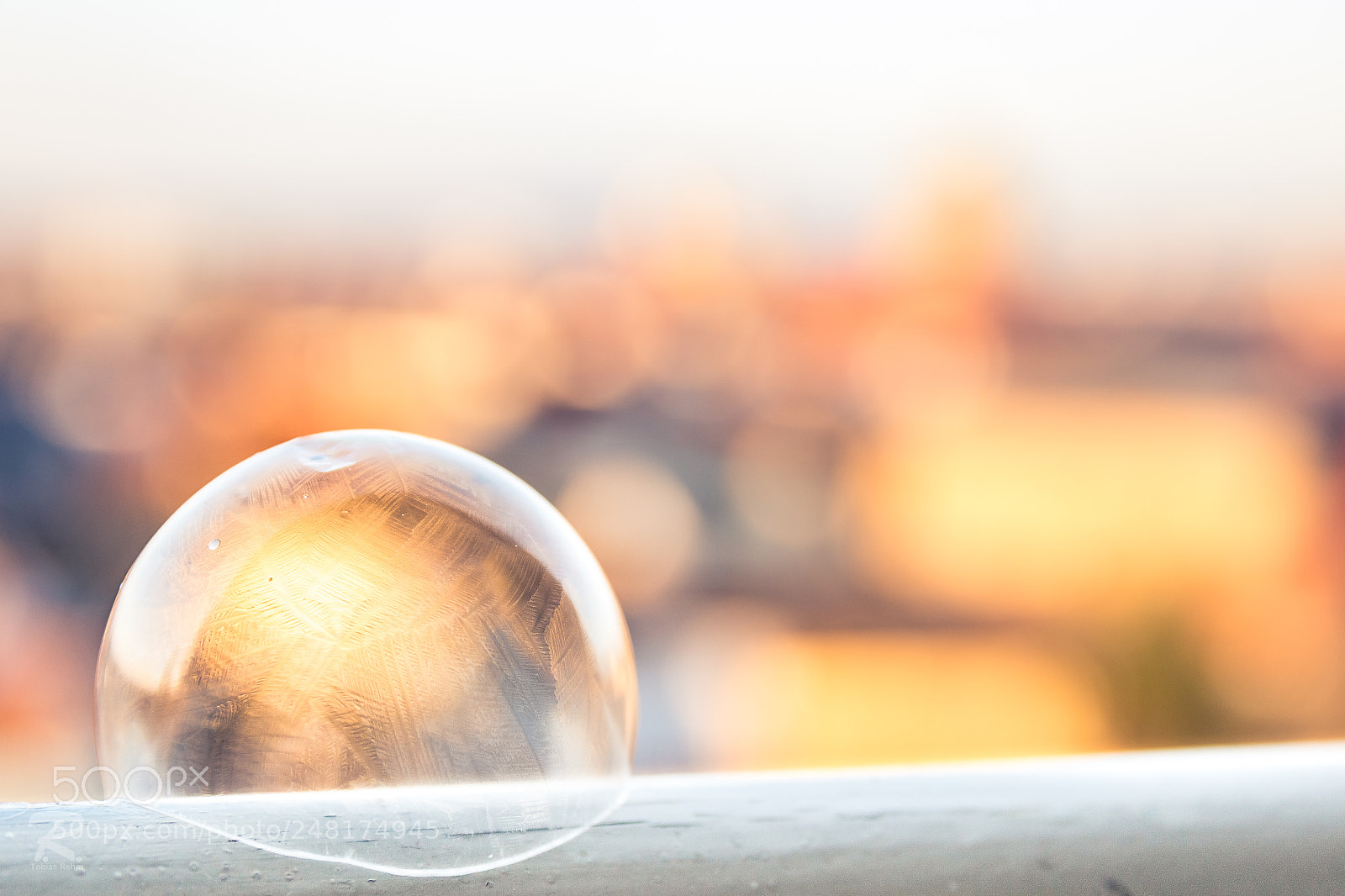 Canon EOS 760D (EOS Rebel T6s / EOS 8000D) sample photo. Frozen bubble over bayreuth photography