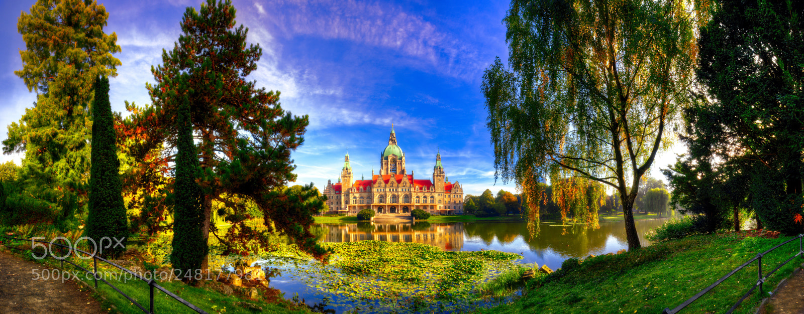 Nikon D810 sample photo. Hannover rathaus photography