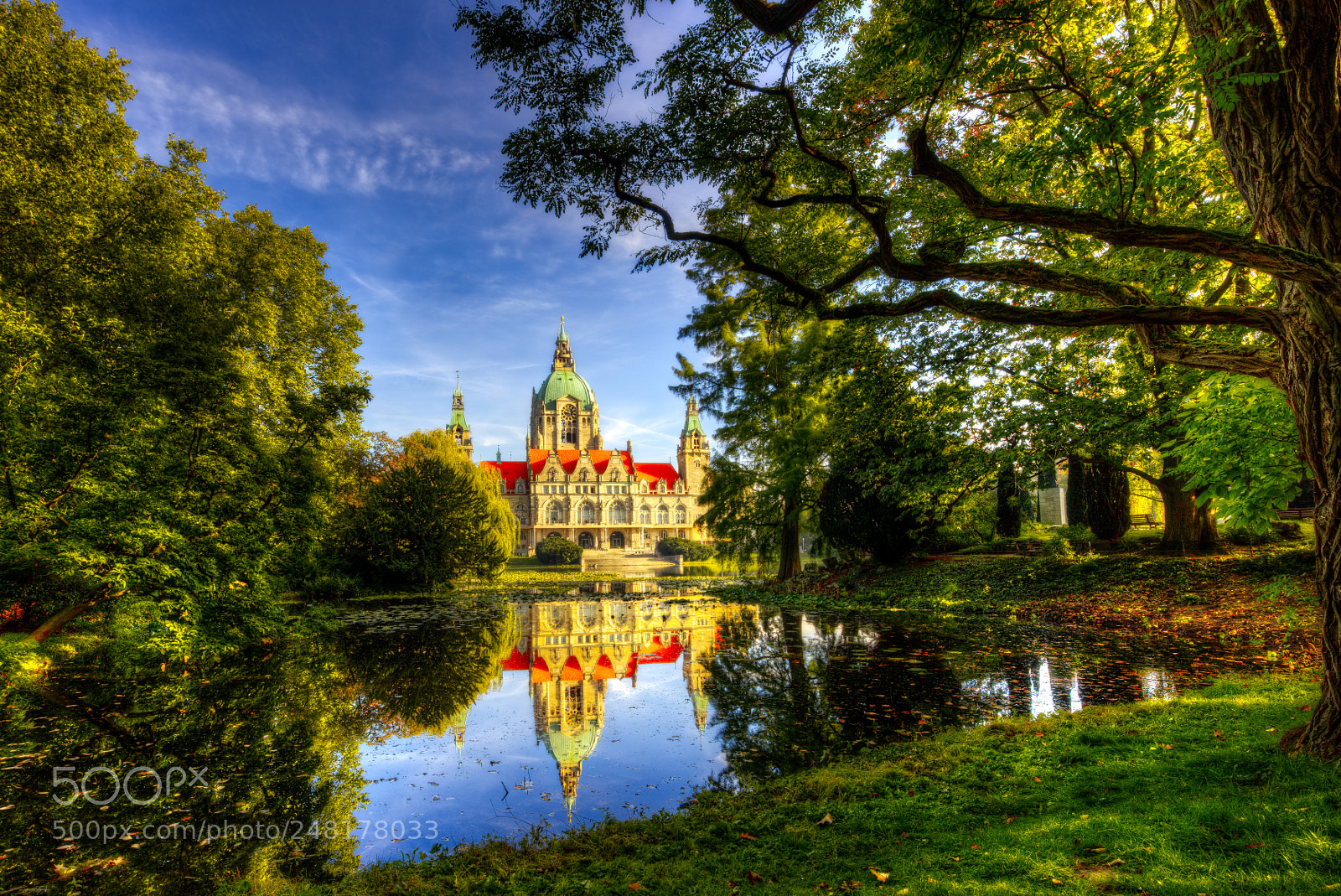 Nikon D810 sample photo. Hannover rathaus photography