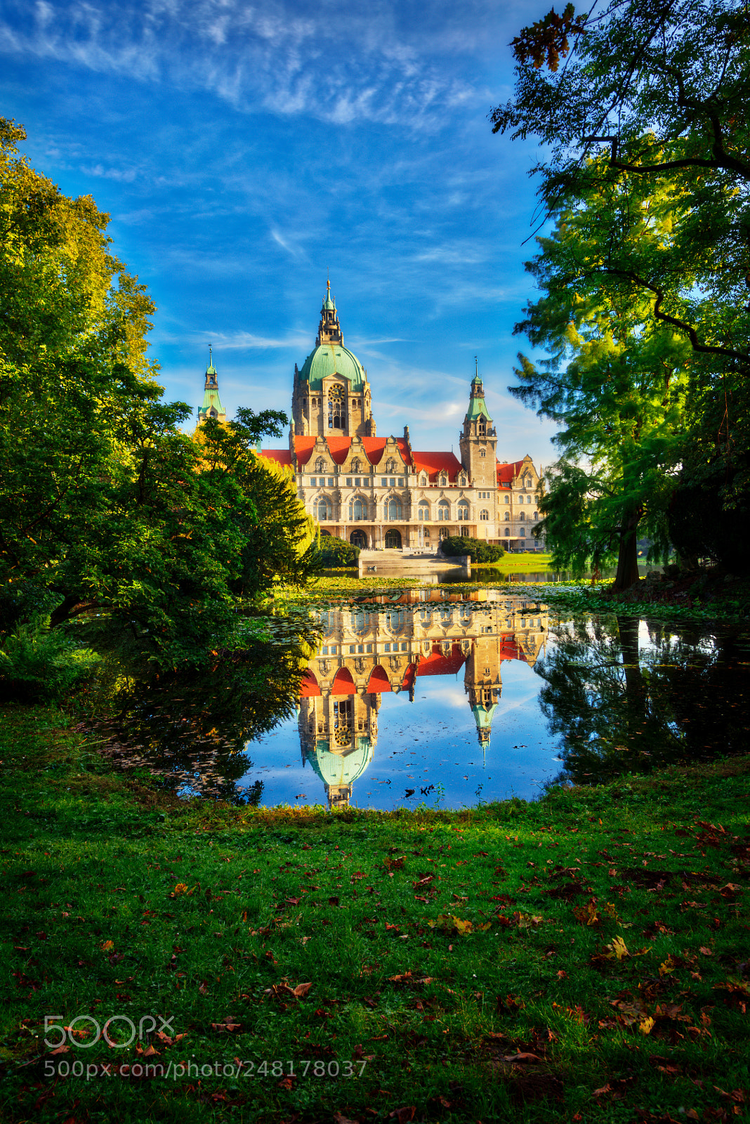 Nikon D810 sample photo. Hannover rathaus photography