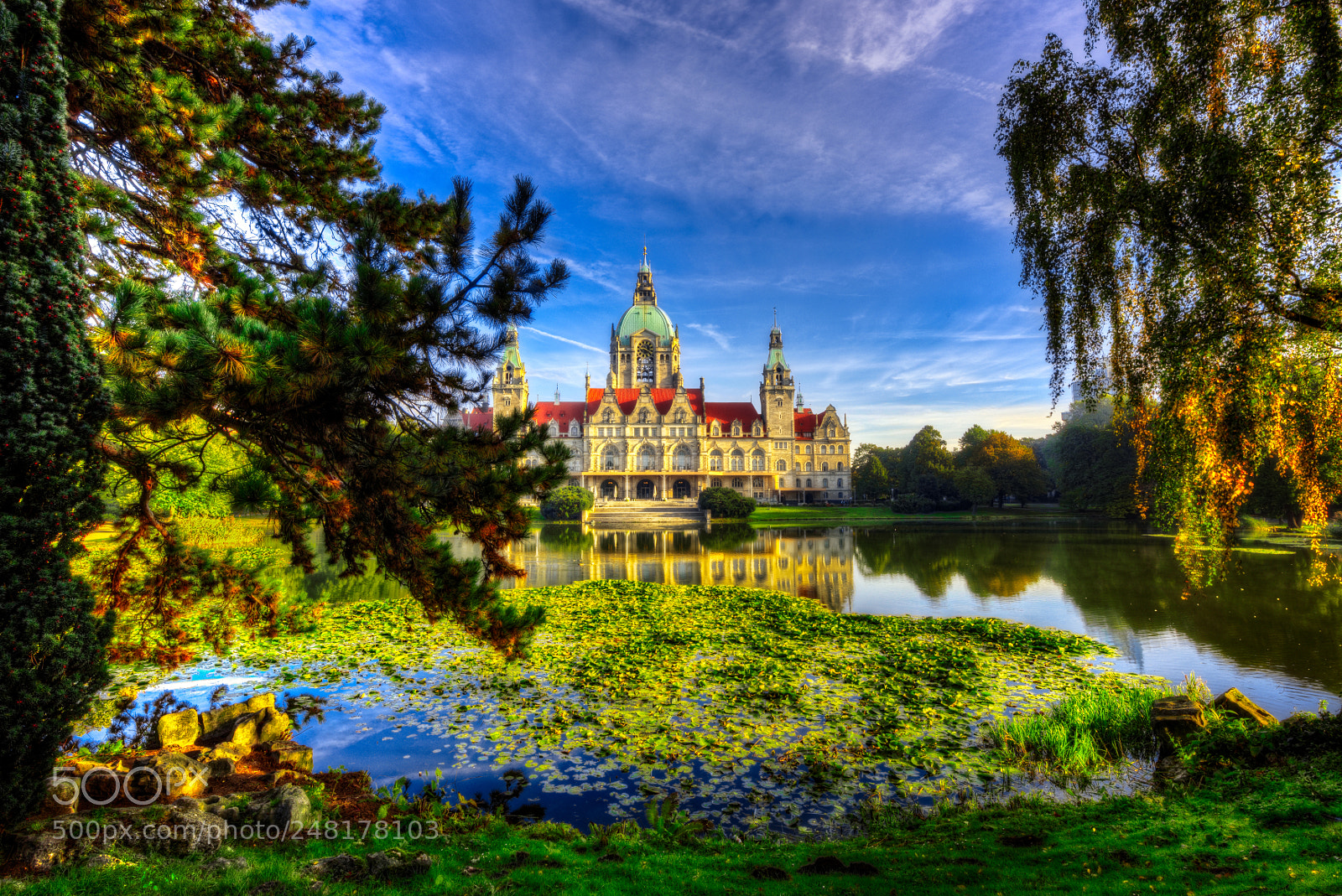 Nikon D810 sample photo. Hannover rathaus photography