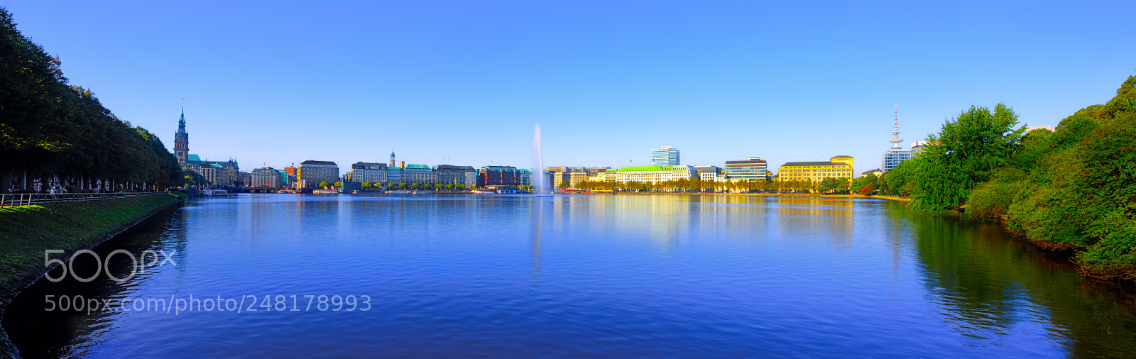 Nikon D810 sample photo. Hamburg assenalster photography