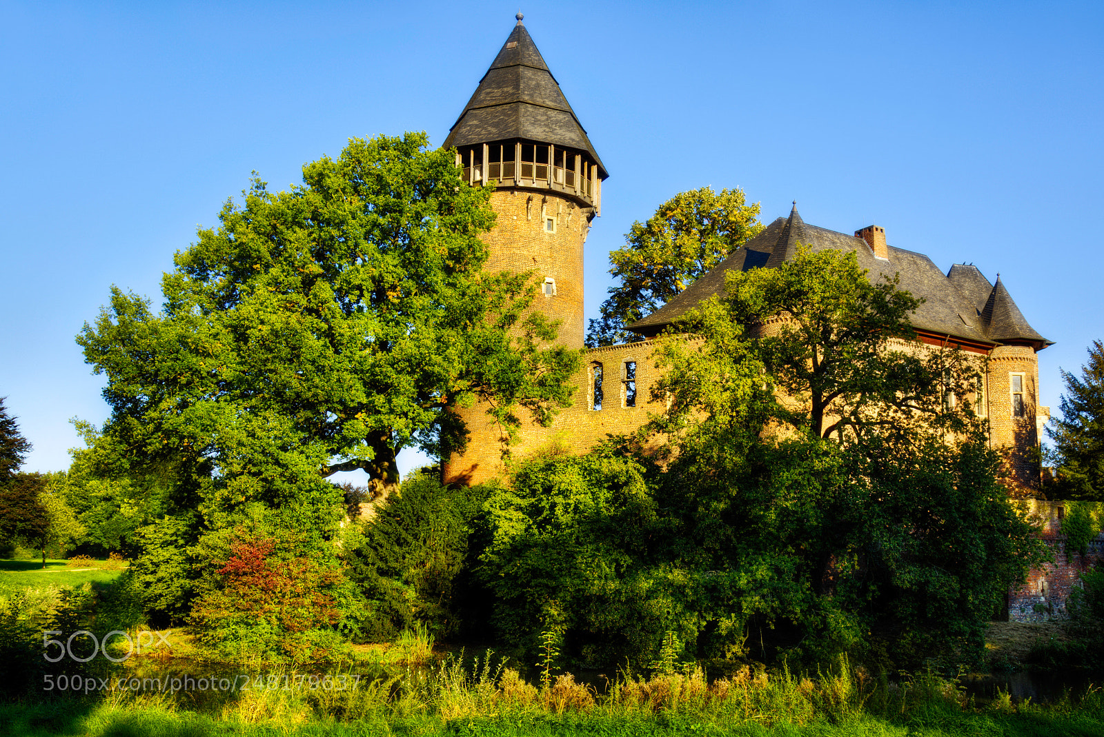 Nikon D810 sample photo. Burg linn castle photography