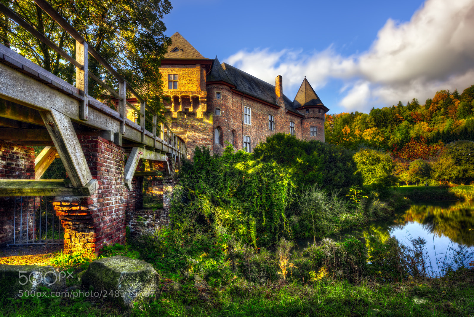 Nikon D810 sample photo. Burg linn castle photography