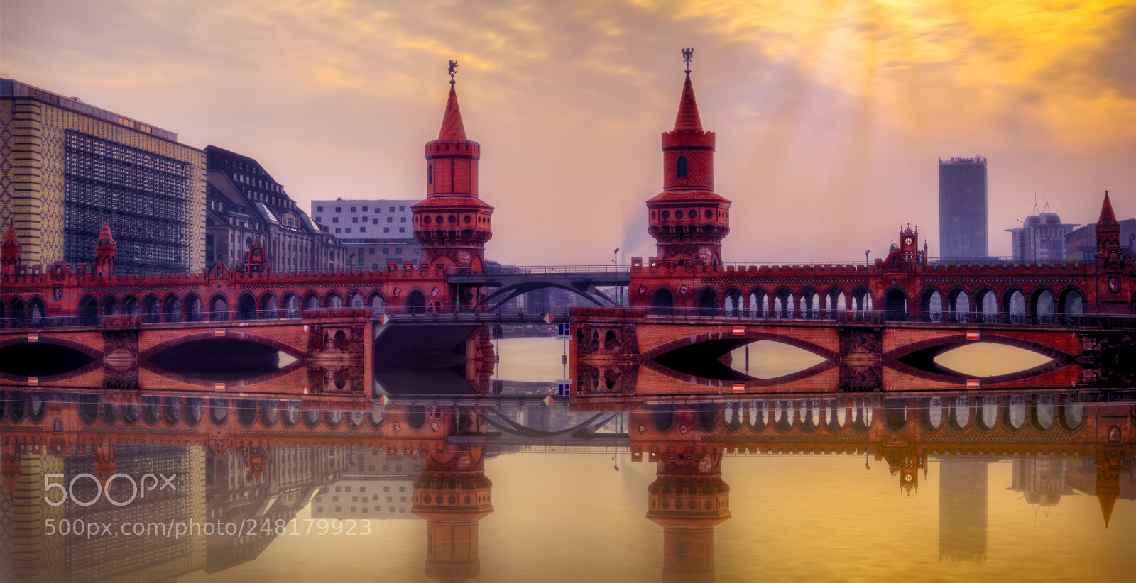 Nikon D810 sample photo. Oberbaumbrucke photography