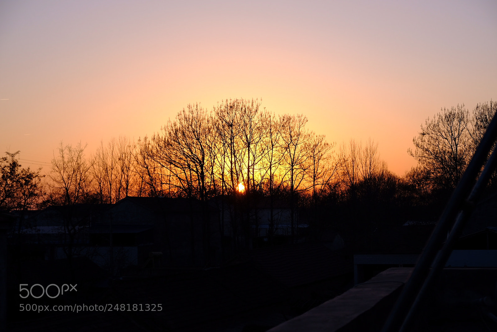 Fujifilm X-T20 sample photo. Village sunset photography