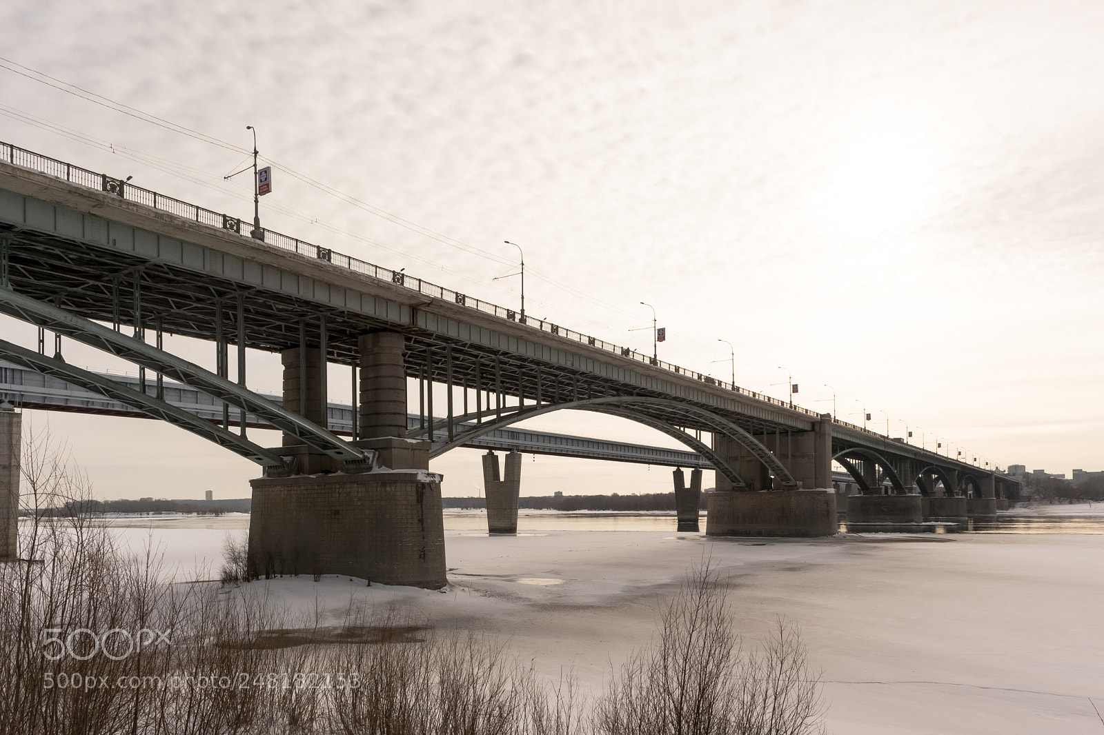 Canon EOS M6 sample photo. Novosibirsk bridge photography
