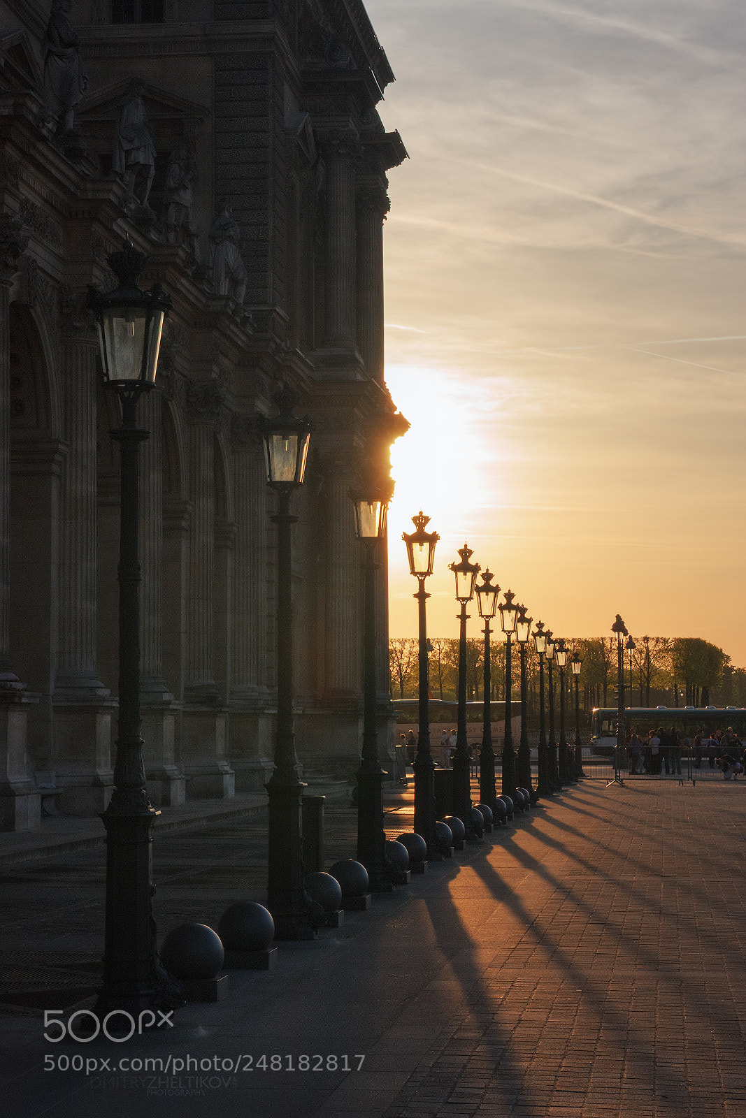 Canon EOS 40D sample photo. Louvre at sunset photography