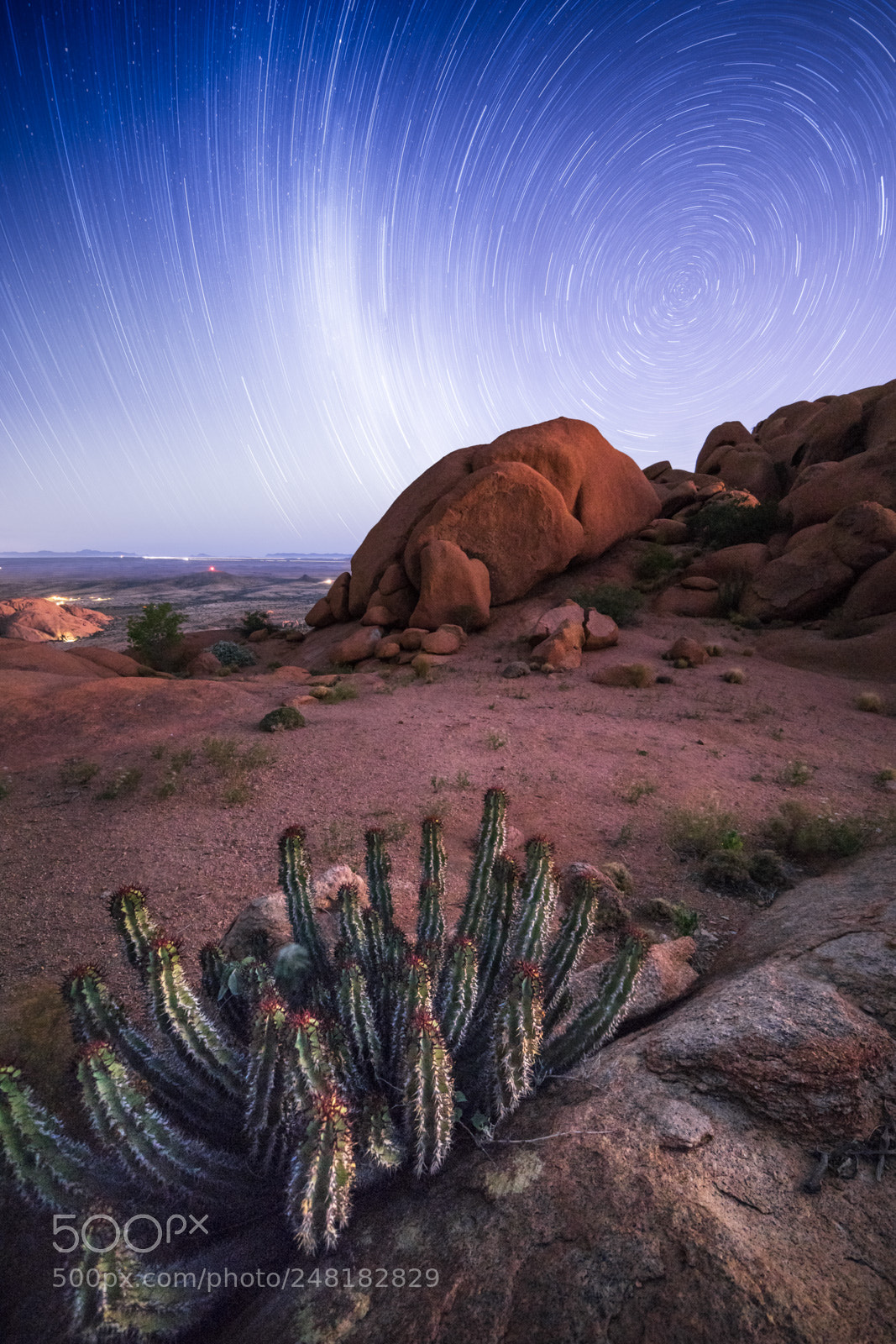 Nikon D810 sample photo. Spitzkoppe star circle photography