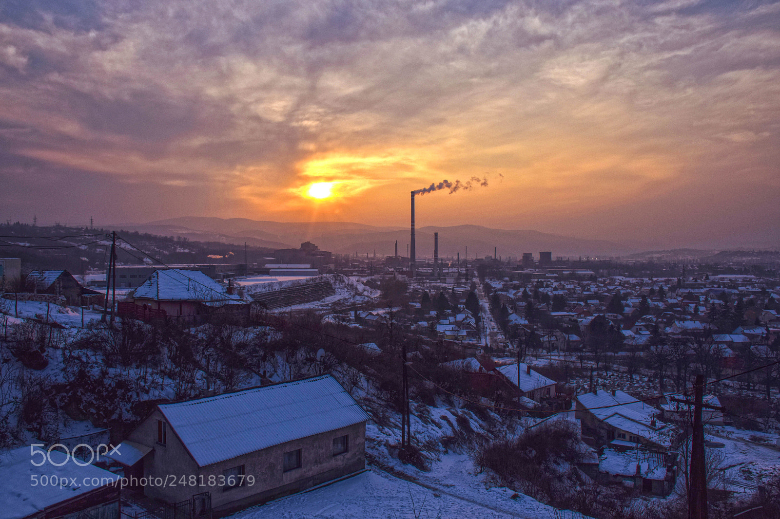 Nikon D5300 sample photo. Winter sunset in my photography