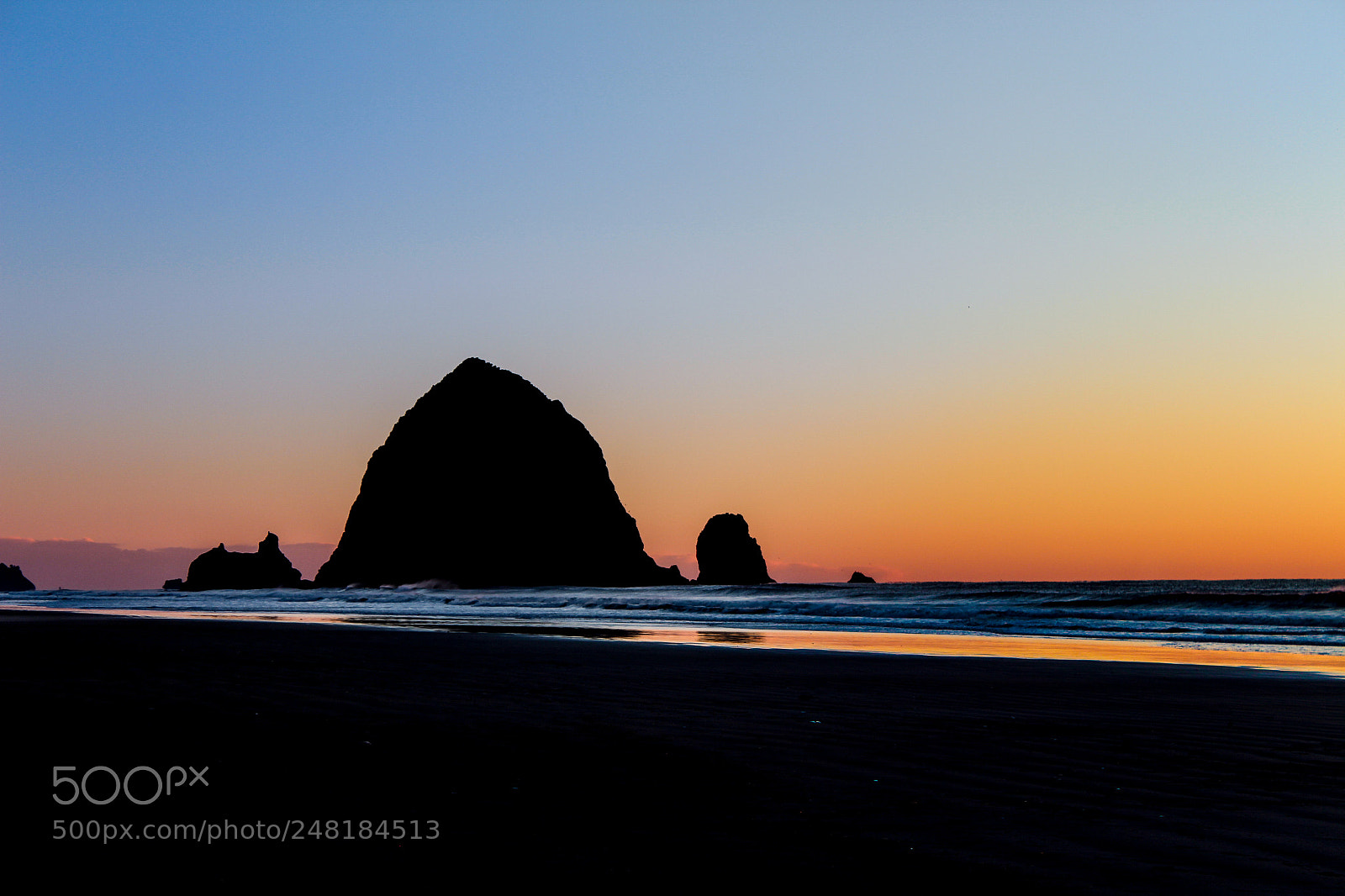 Canon EOS 650D (EOS Rebel T4i / EOS Kiss X6i) sample photo. Sunset at cannon beach photography