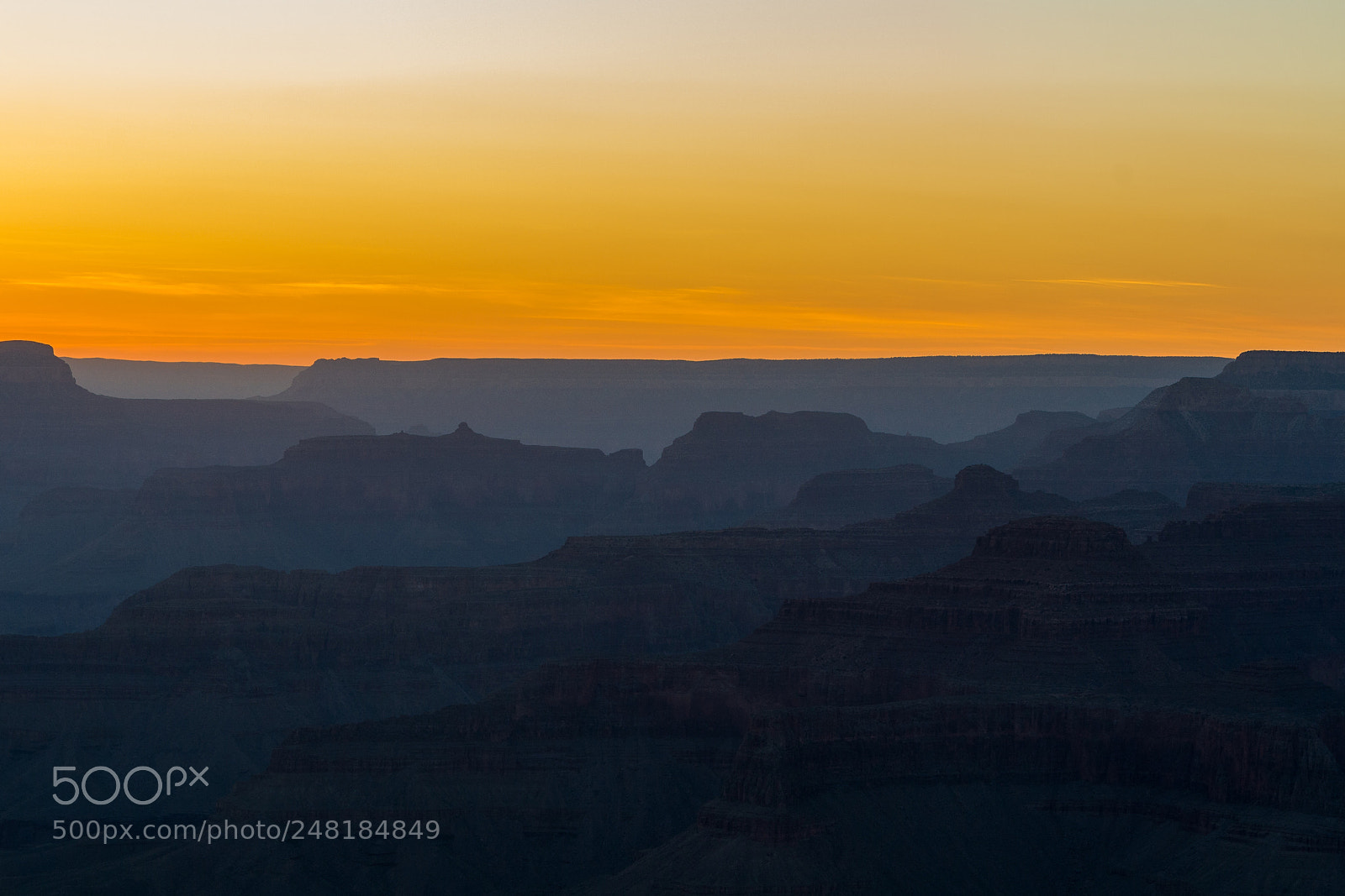 Canon EOS 1000D (EOS Digital Rebel XS / EOS Kiss F) sample photo. Dusk@grand canyon photography