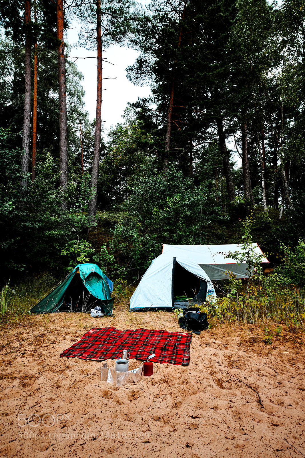 Sony a7R II sample photo. Peaceful campground with two photography
