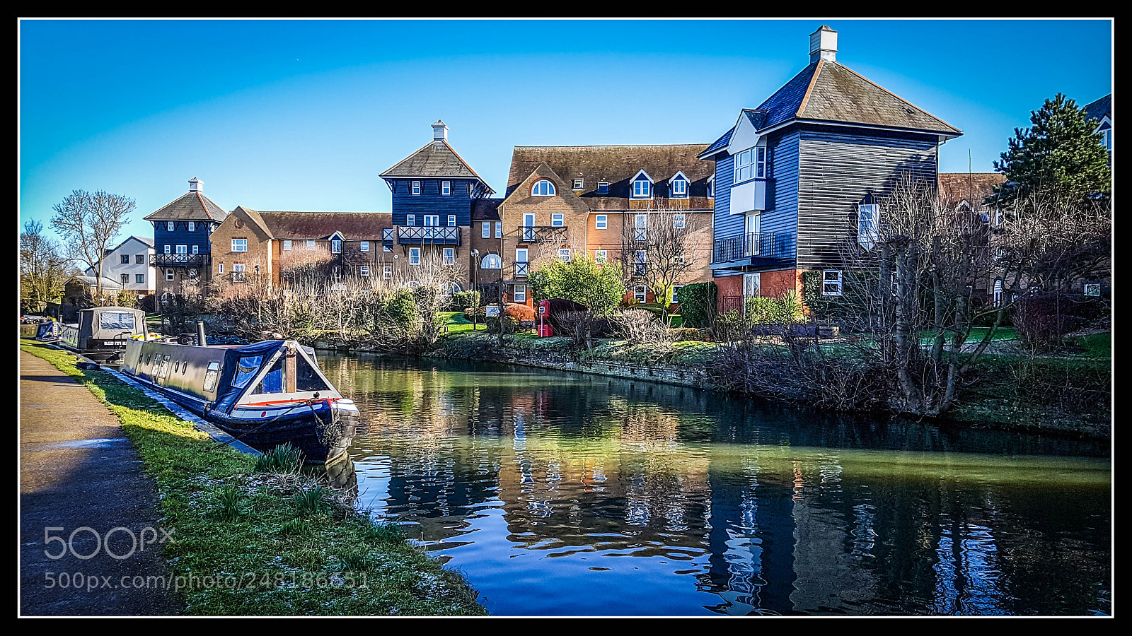 Samsung Galaxy S7 sample photo. Hertford canal path photography