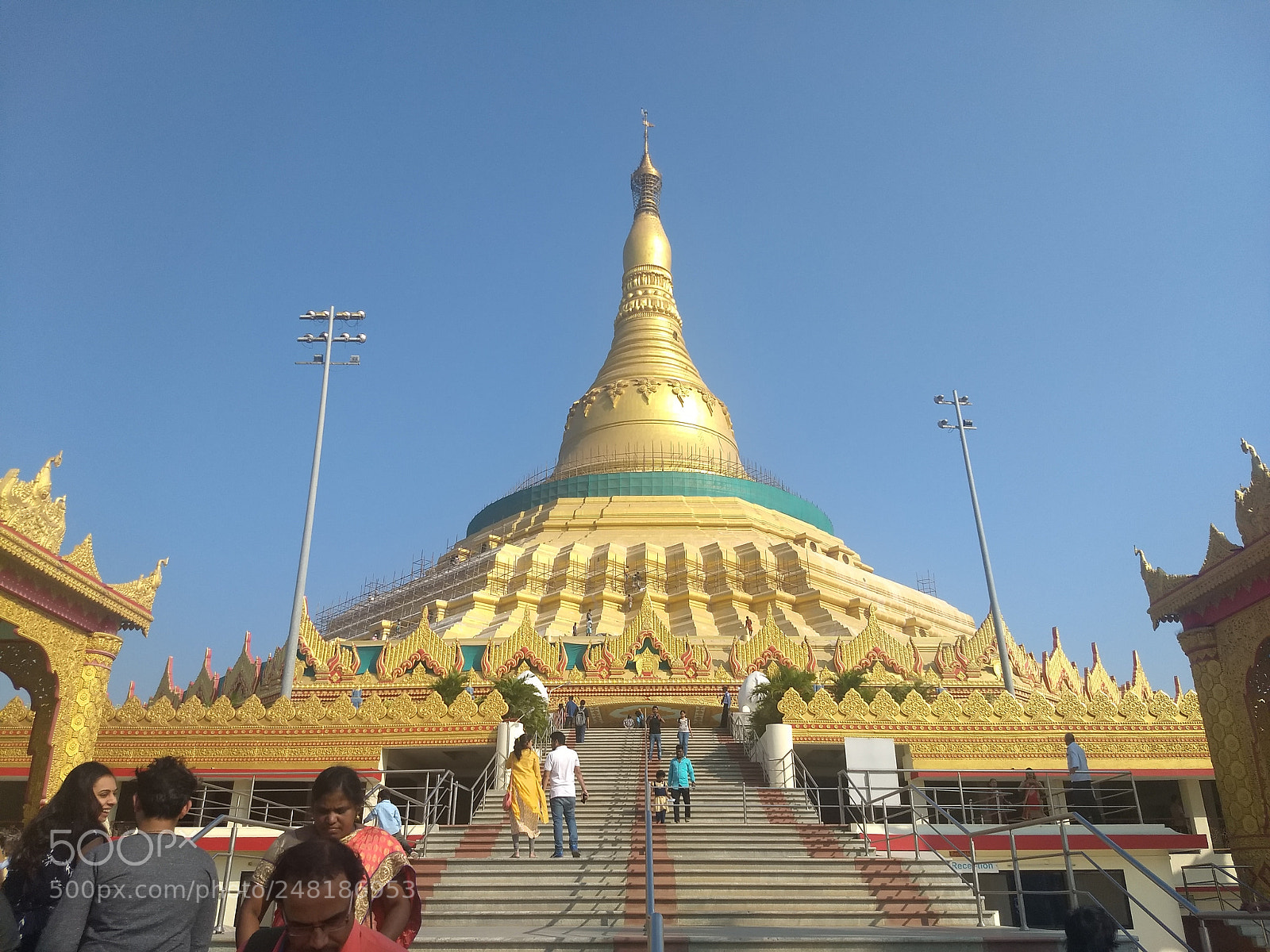 Motorola Moto G (5) Plus sample photo. Global vipassana pagoda photography