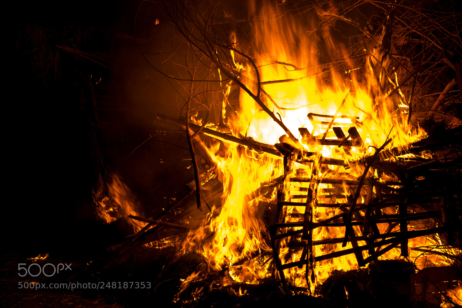 Nikon D5300 sample photo. Fire close up (of ) photography