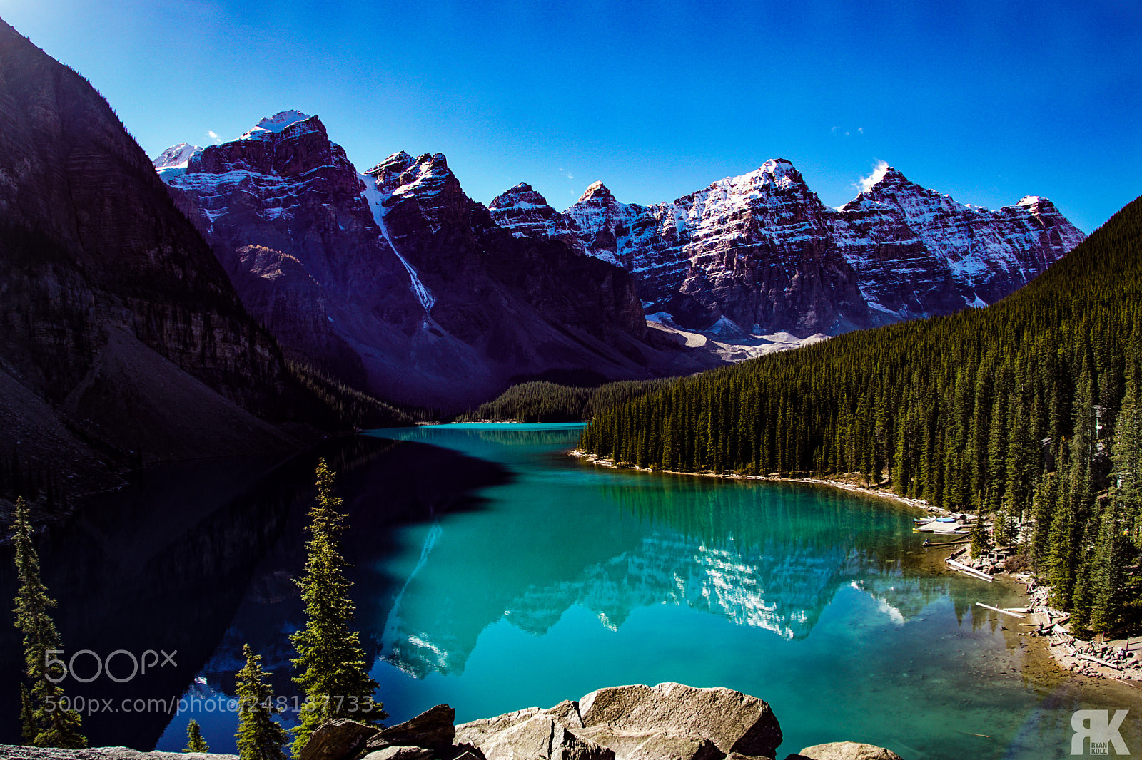 Sony ILCA-77M2 sample photo. Moraine lake photography