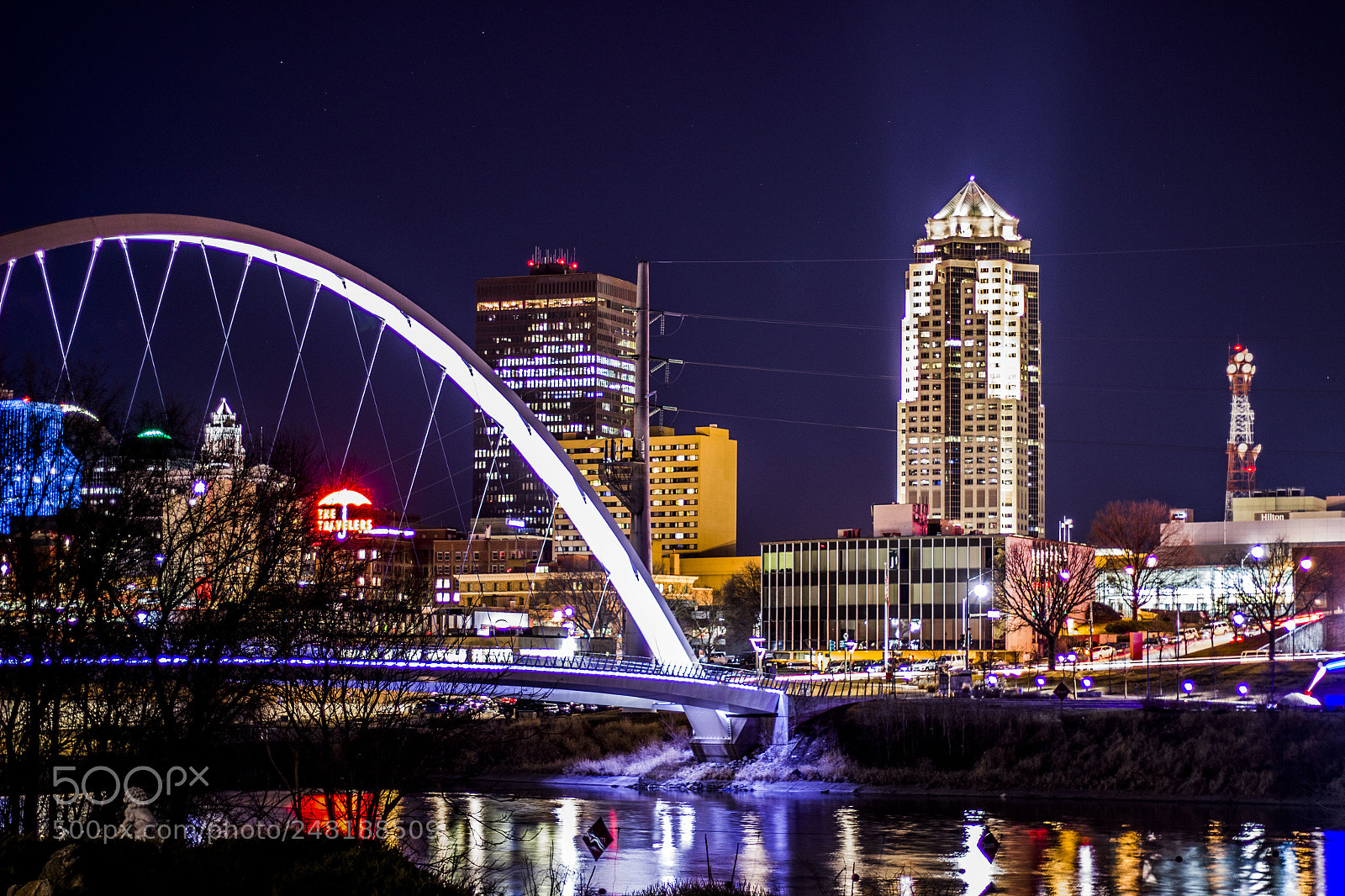 Canon EOS 600D (Rebel EOS T3i / EOS Kiss X5) sample photo. Downtown des moines ia photography