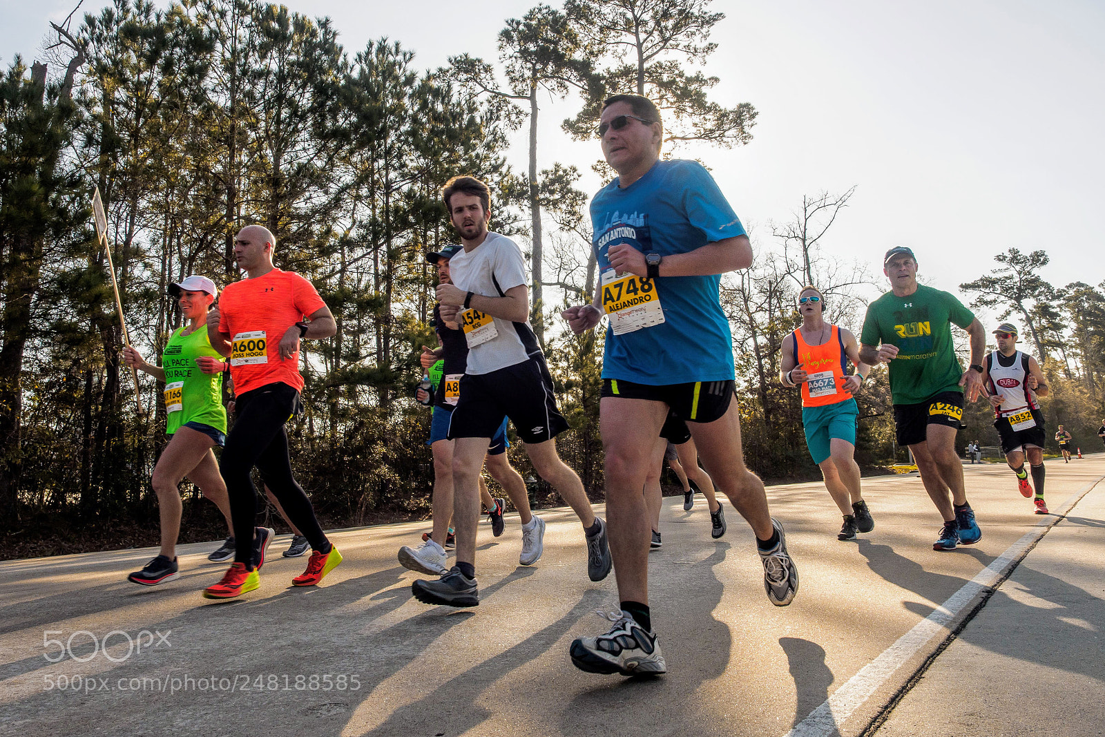 Olympus OM-D E-M1 sample photo. 2018 woodlands marathon photography
