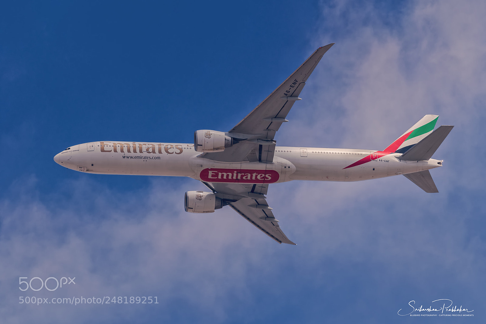 Nikon D5500 sample photo. Emirates boeing 777-300er a6-enf photography