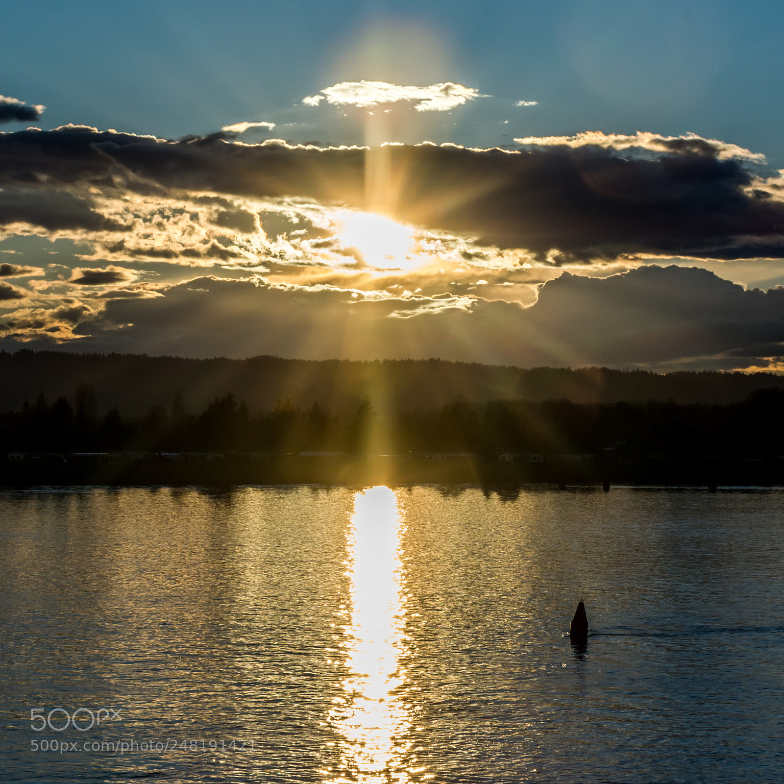 Nikon D7100 sample photo. Columbia river sunset photography