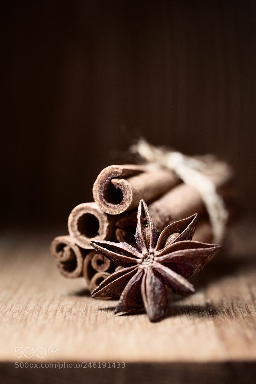 Nikon D810 sample photo. Cinnamon and anise on photography