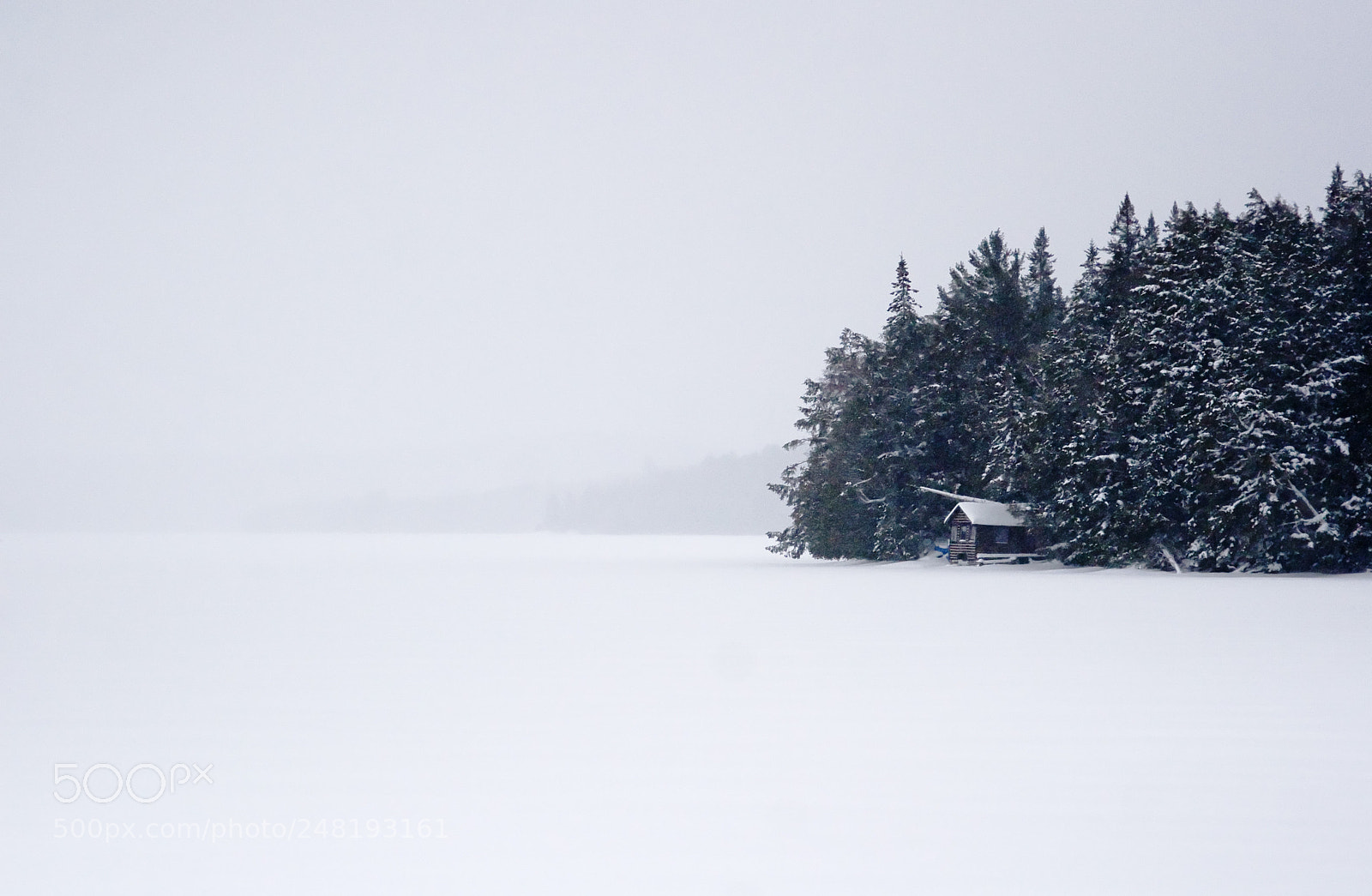 Canon EOS 30D sample photo. Lone cabin photography