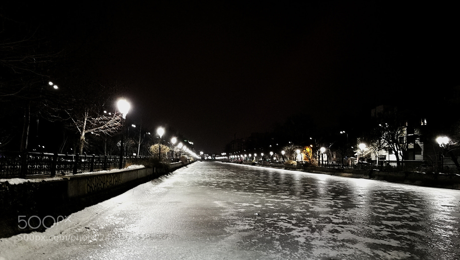 HUAWEI P9 sample photo. Ice river photography