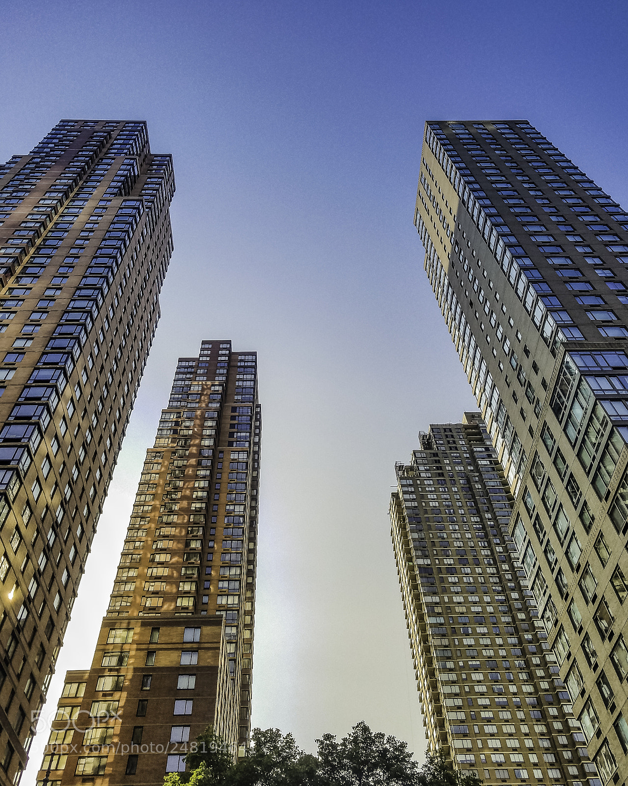 Samsung Galaxy S7 Edge sample photo. Skyscrapers at columbus circle photography
