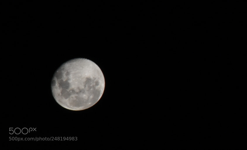 Nikon D7200 sample photo. Moon photography