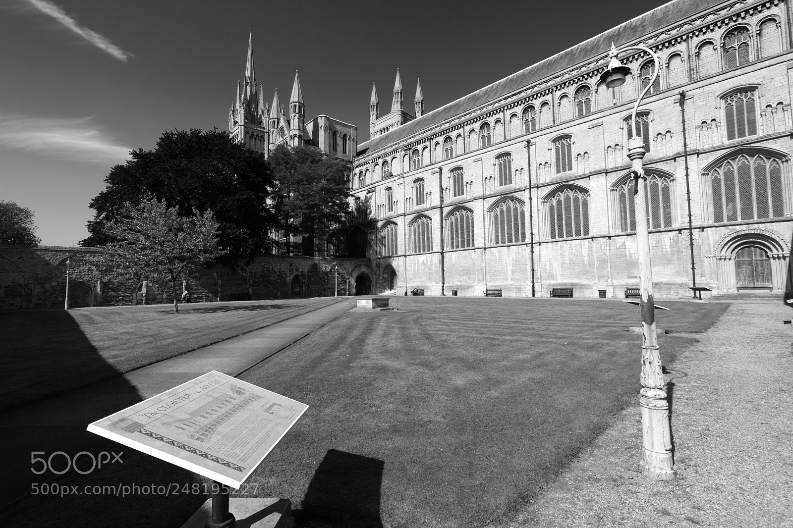 Canon EOS 5D Mark II sample photo. Cathedral cloisters and the photography